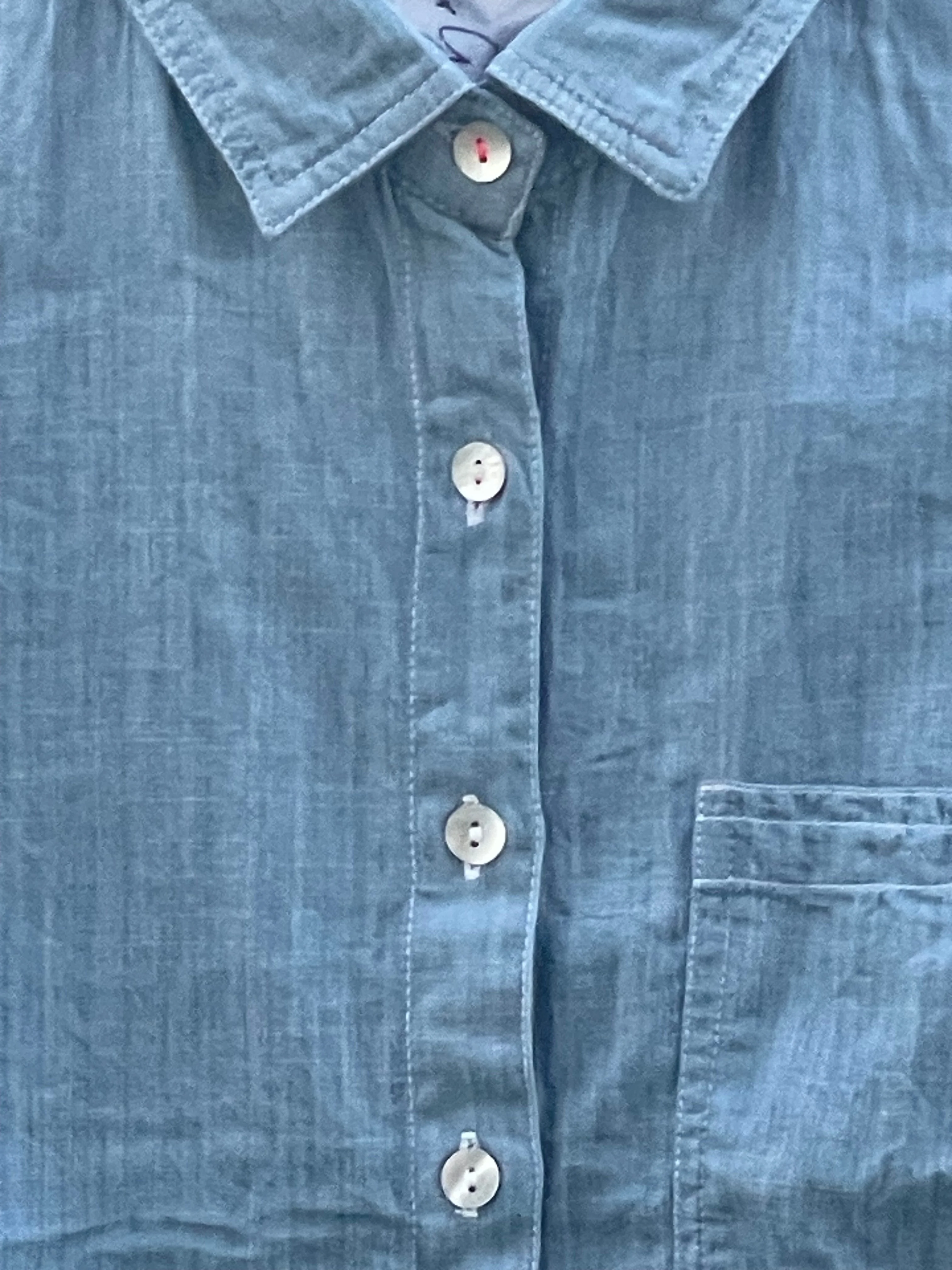 Good Boyfriend Shirt - Chambray Light Wash - Image 4