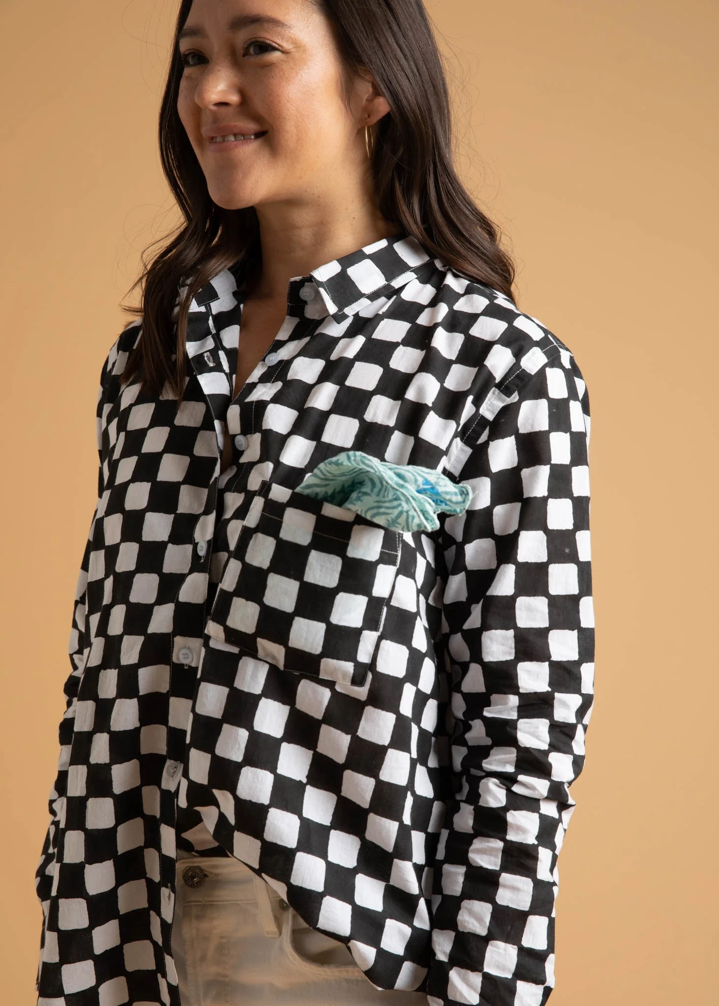 Good Boyfriend Shirt - Checkerboard Black - Image 10