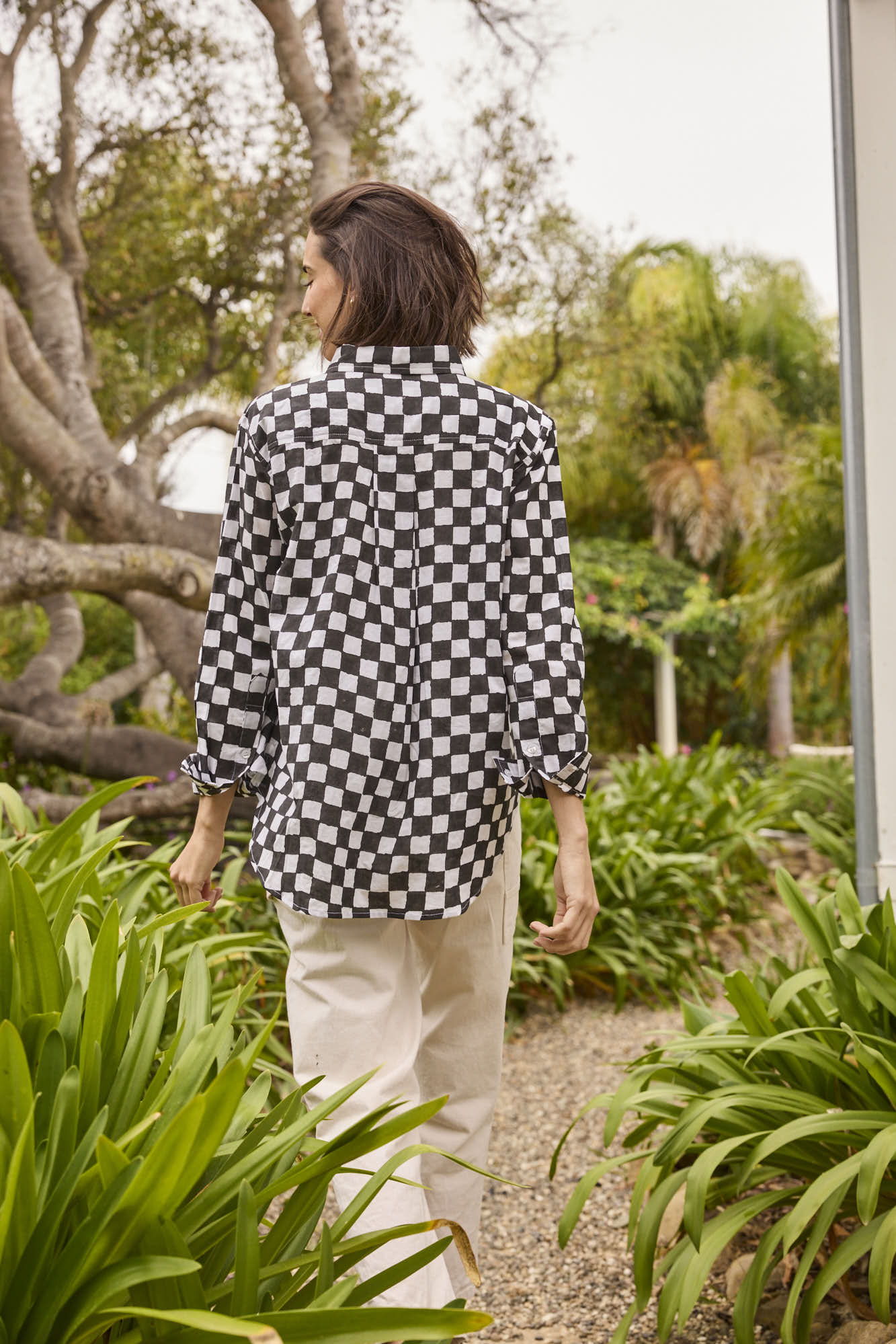 Good Boyfriend Shirt - Checkerboard Black - Image 9
