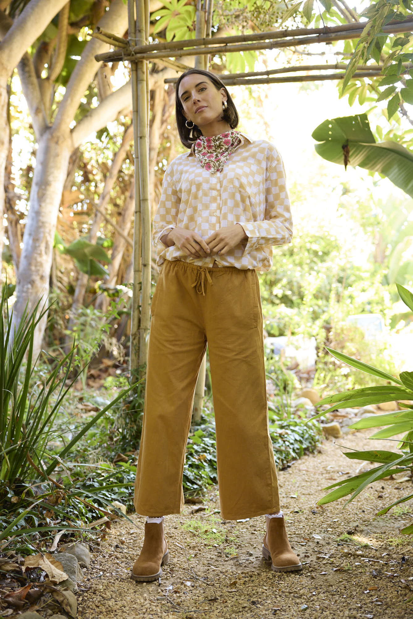 Good Boyfriend Shirt - Checkerboard Natural - Image 2