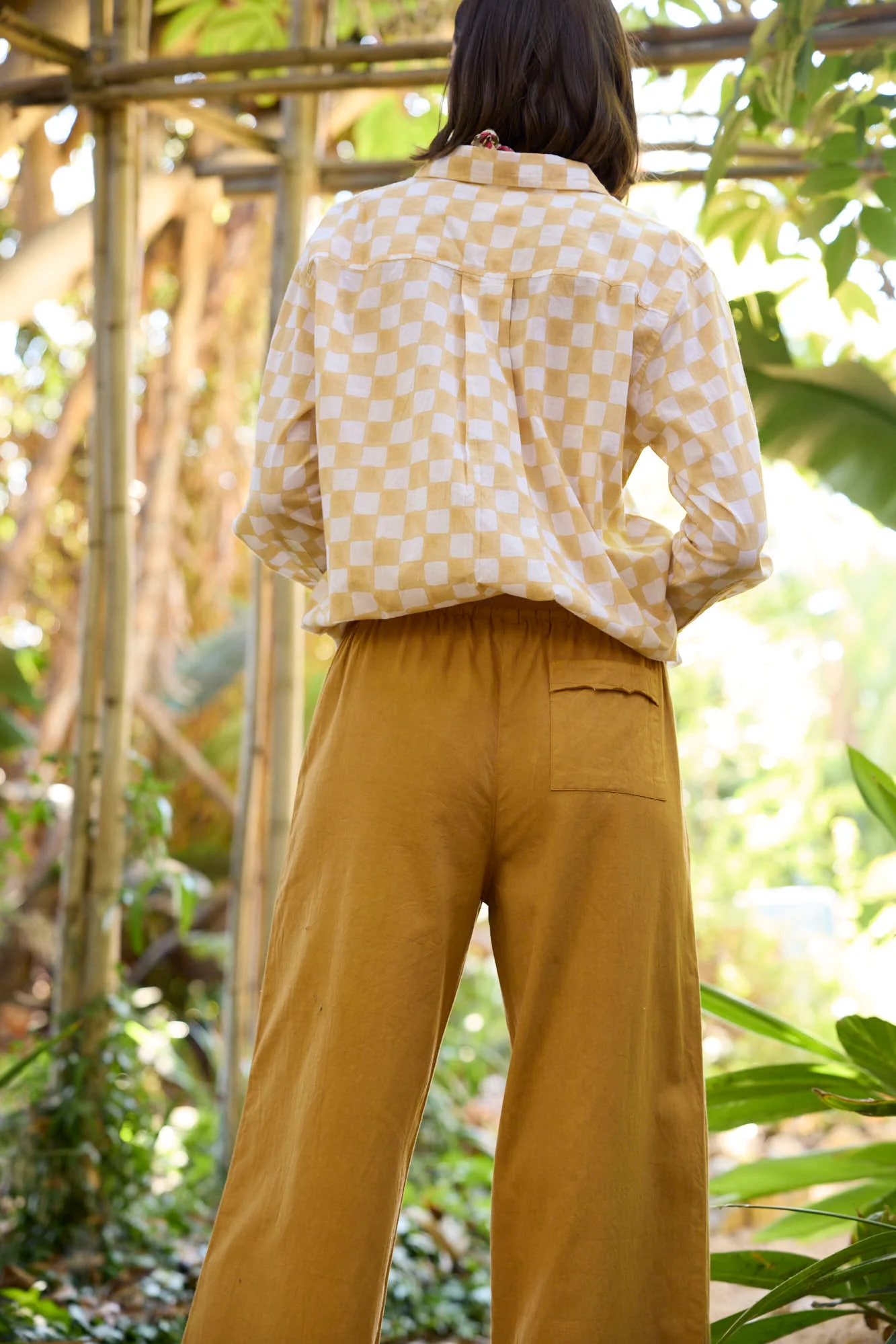Good Boyfriend Shirt - Checkerboard Natural - Image 5