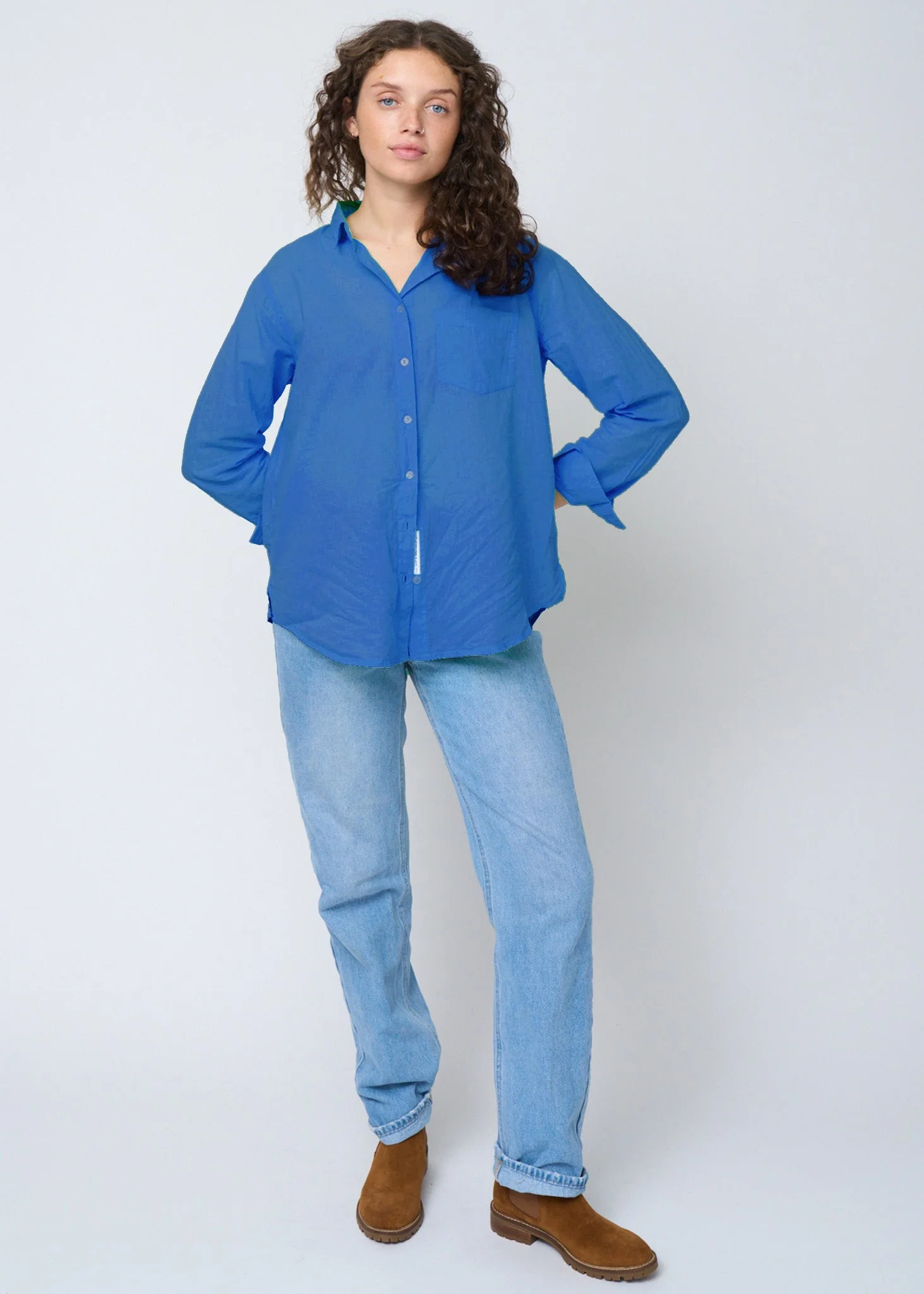Good Boyfriend Shirt - Cobalt - Image 2