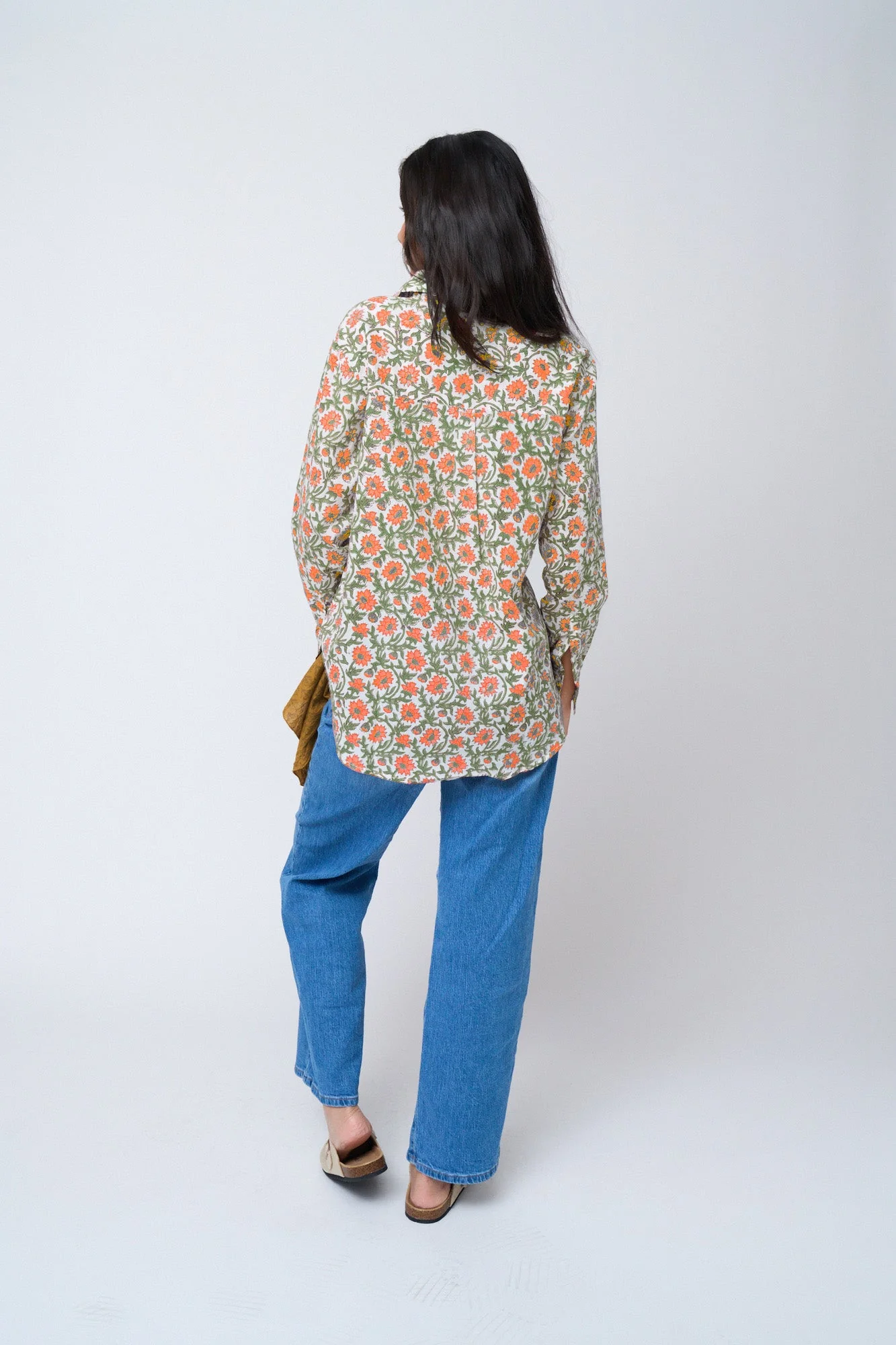 Good Boyfriend Shirt - Darlington Floral Papaya - Image 5