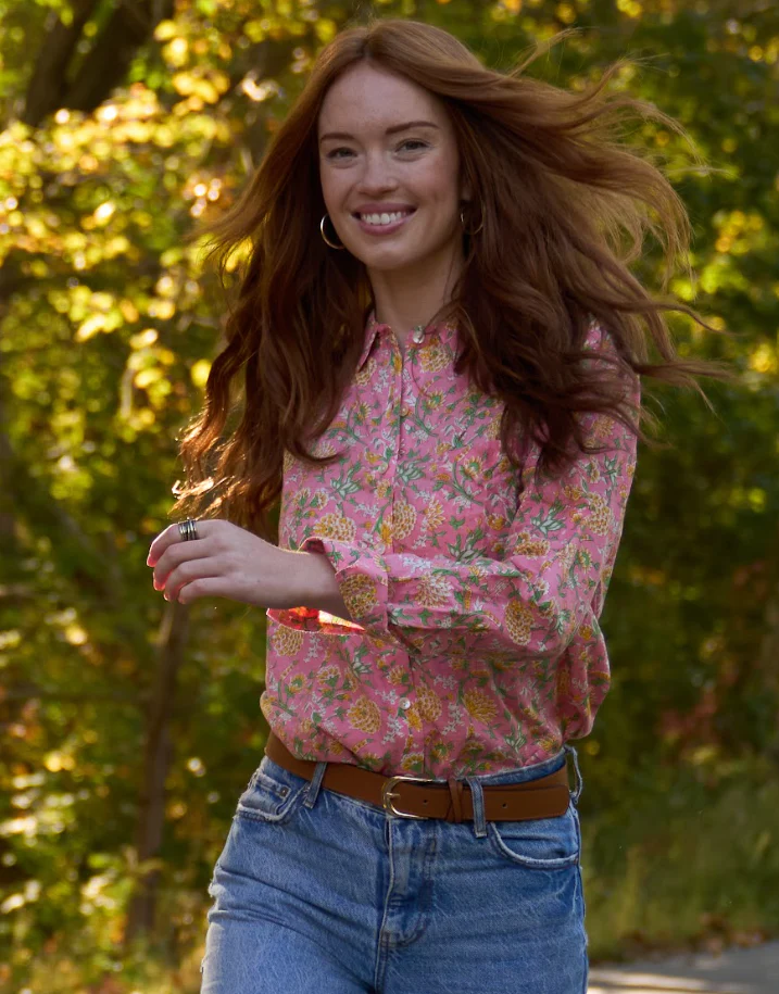 Good Boyfriend Shirt - Devon Floral Dahlia - Image 2