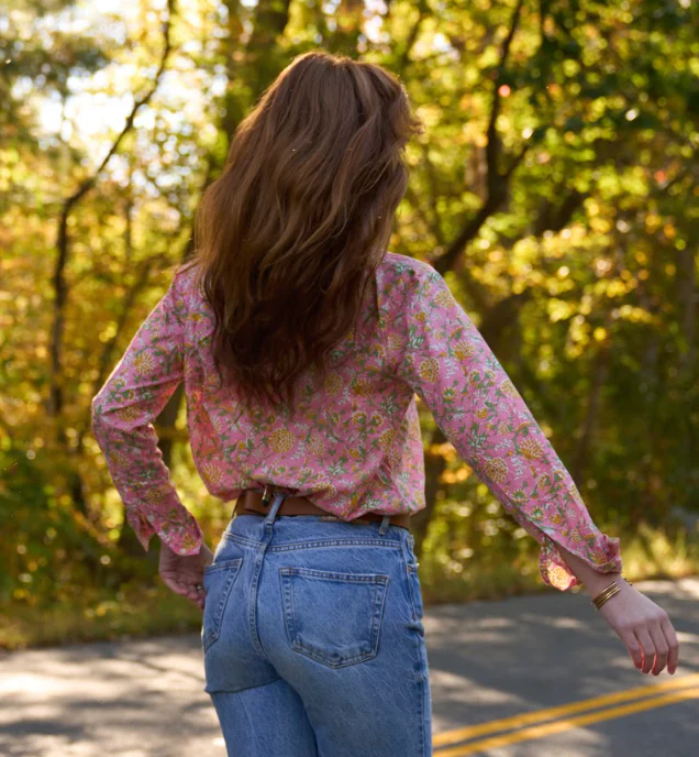 Good Boyfriend Shirt - Devon Floral Dahlia - Image 4