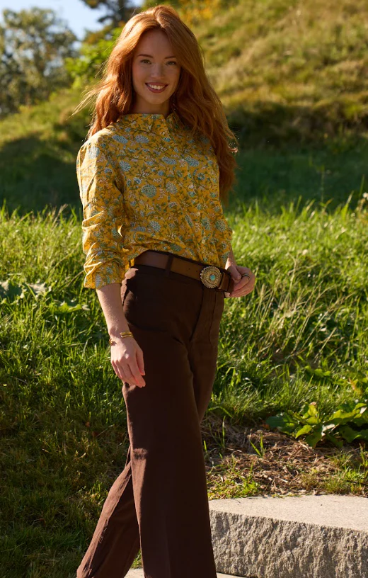 Good Boyfriend Shirt - Devon Floral Sunshine - Image 2