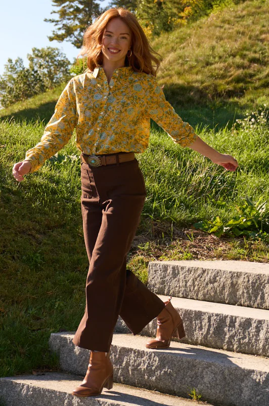 Good Boyfriend Shirt - Devon Floral Sunshine - Image 3