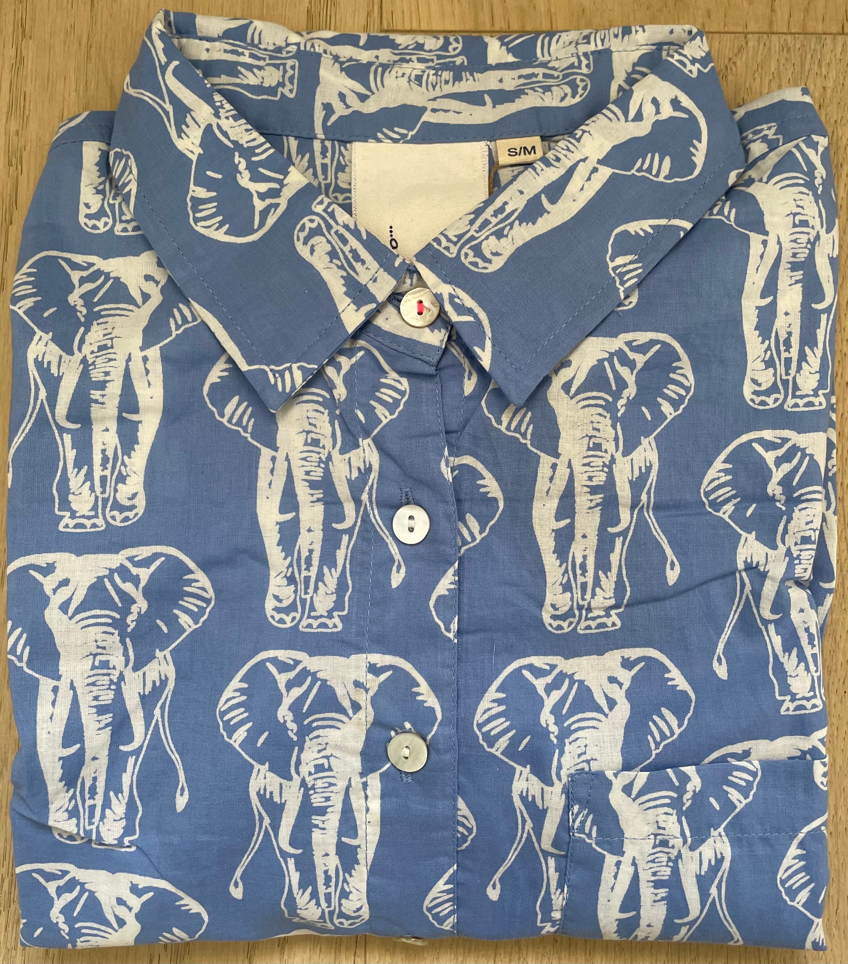 Good Boyfriend Shirt - Elephants Bluebird - Image 5