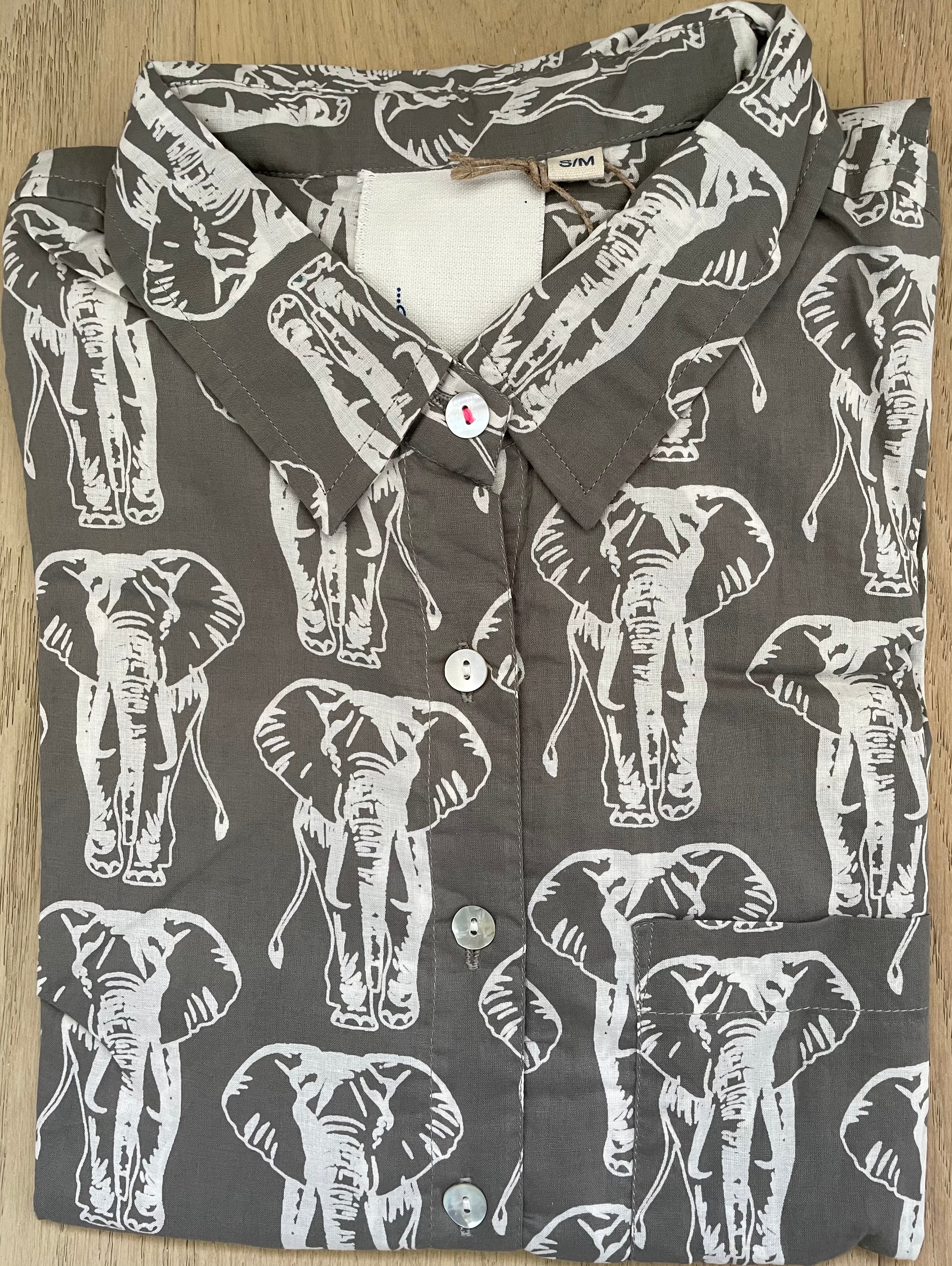 Good Boyfriend Shirt - Elephants Dove Grey - Image 5