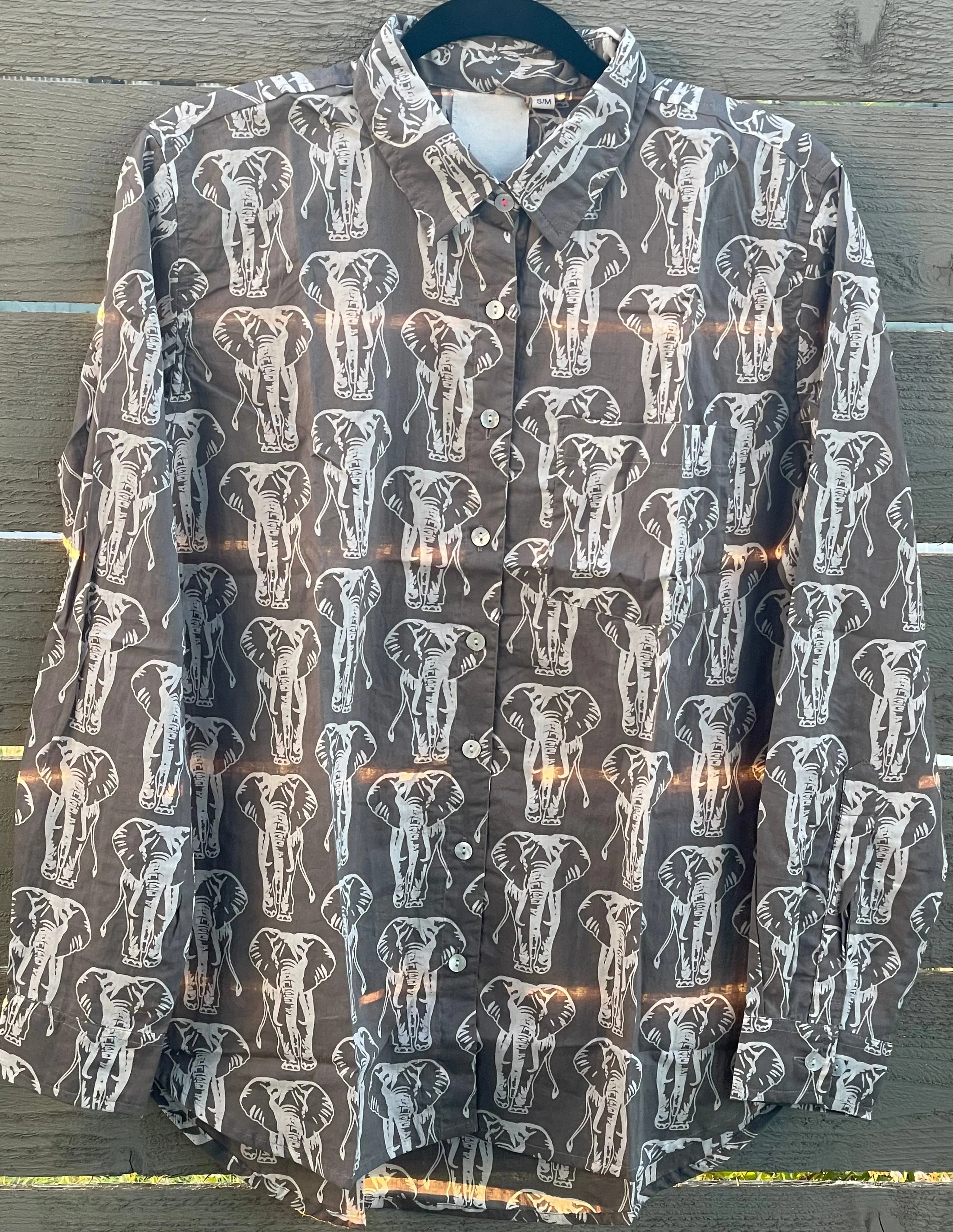 Good Boyfriend Shirt - Elephants Dove Grey - Image 6