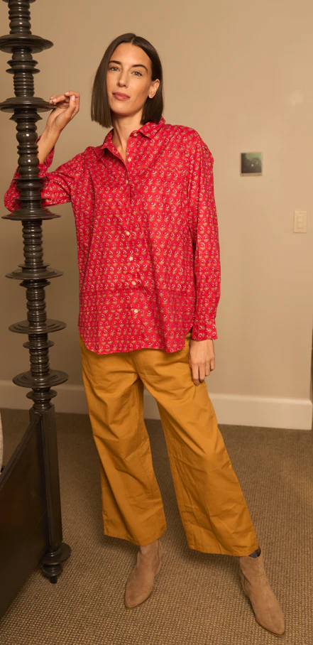 Good Boyfriend Shirt - Emory Floral Clay - Image 3