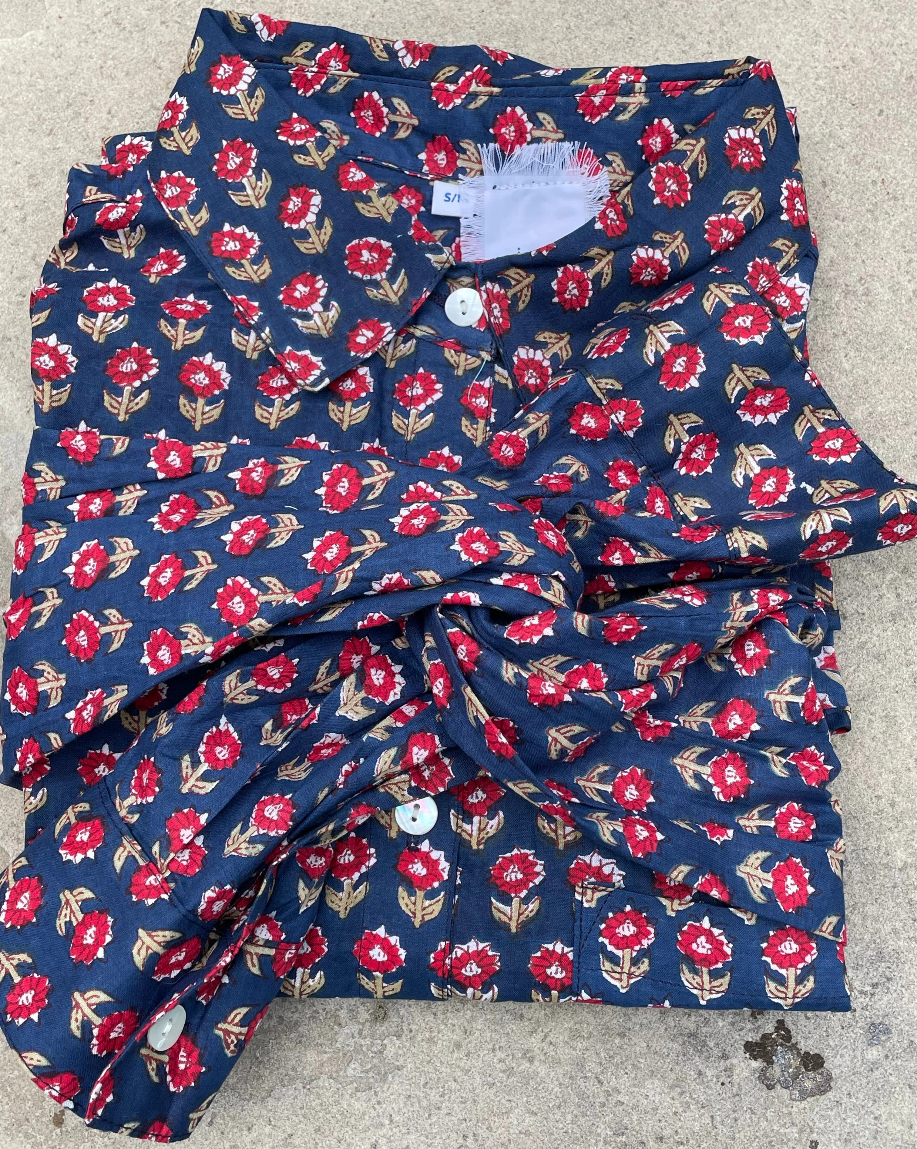 Good Boyfriend Shirt - Emory Floral Navy - Image 5