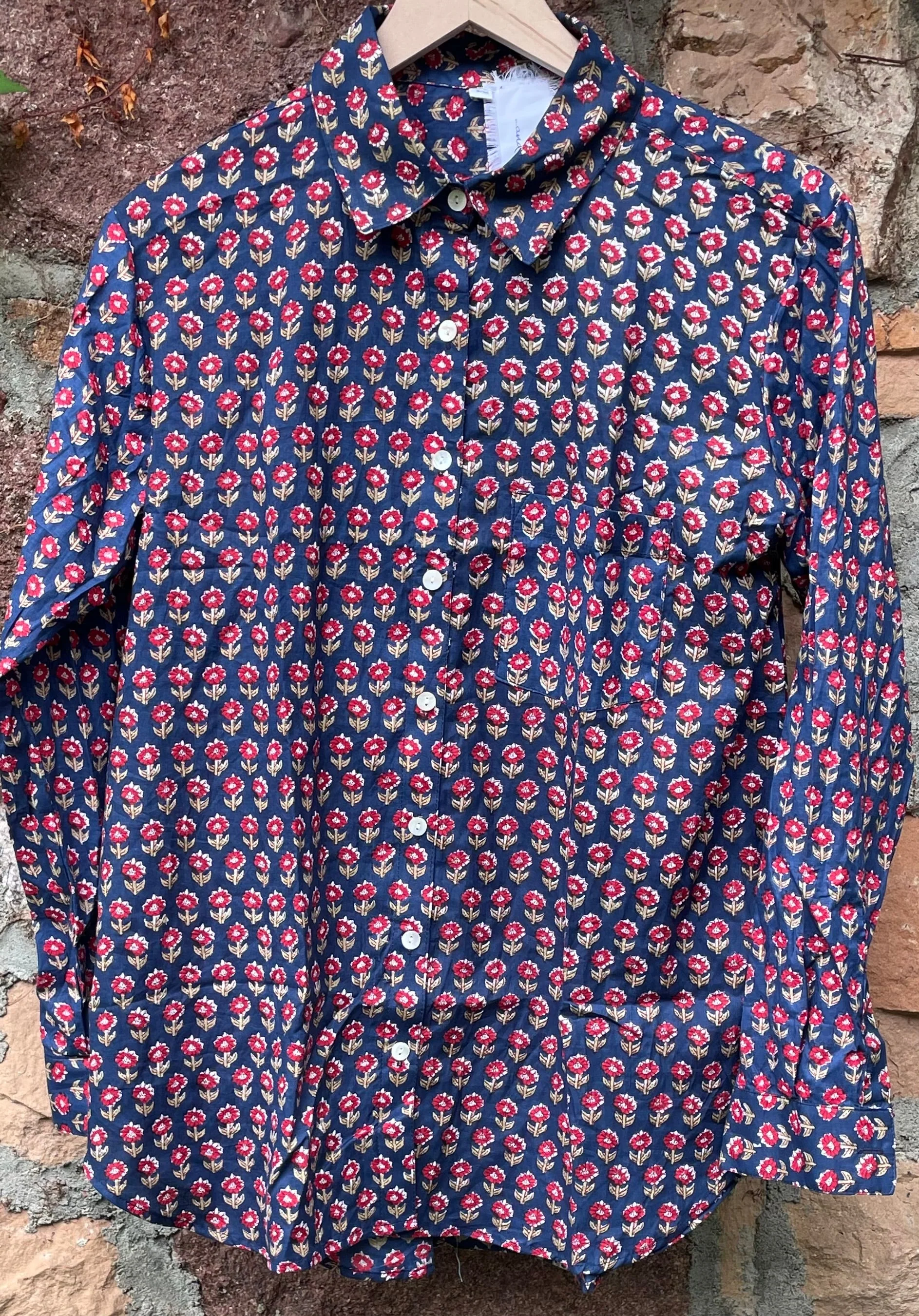 Good Boyfriend Shirt - Emory Floral Navy - Image 6