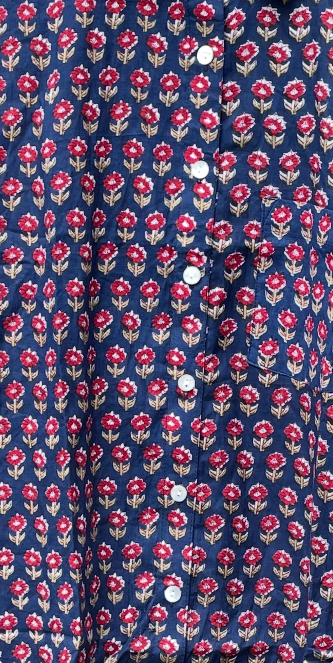 Good Boyfriend Shirt - Emory Floral Navy - Image 7