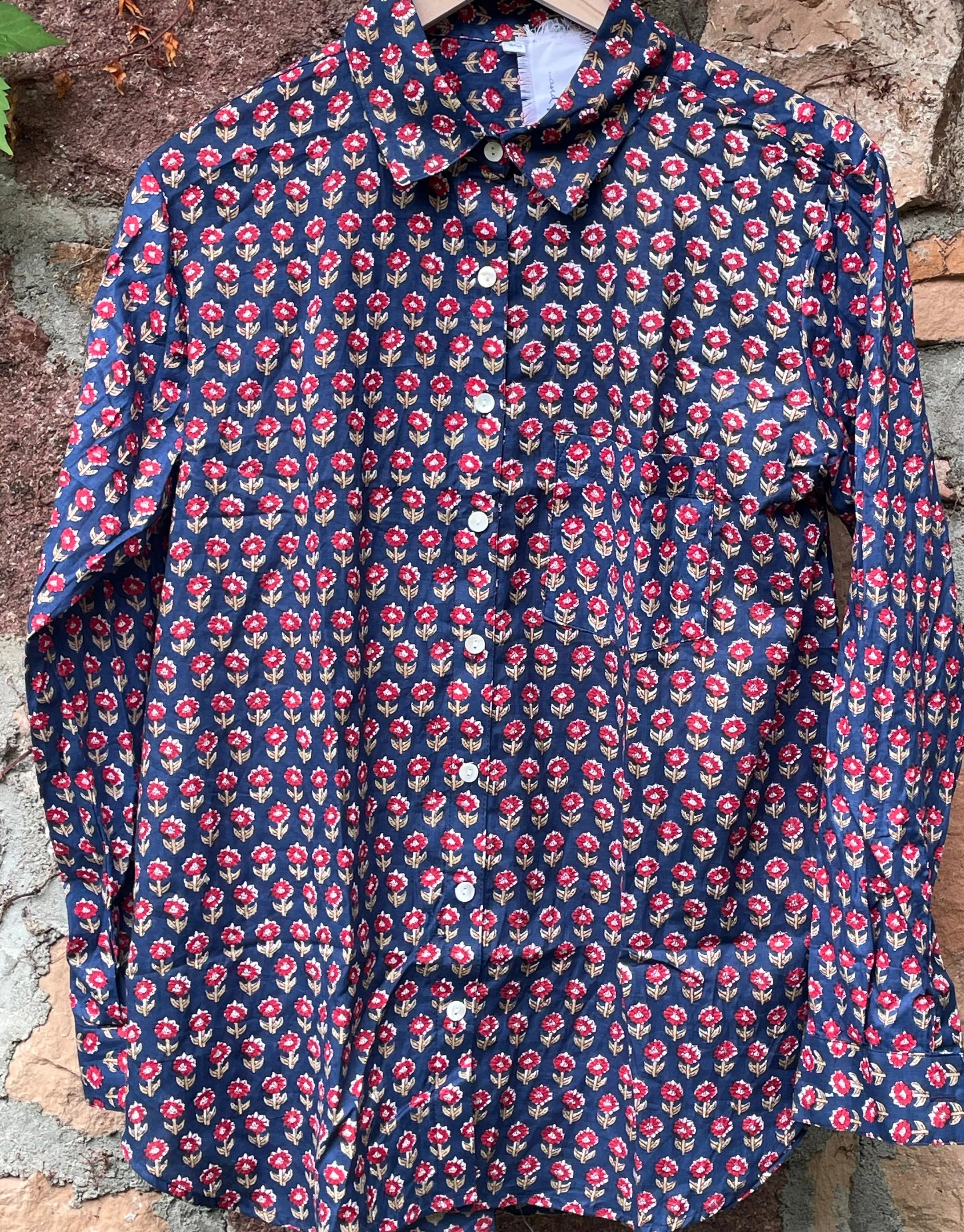 Good Boyfriend Shirt - Emory Floral Navy - Image 8