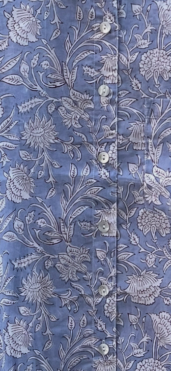 Good Boyfriend Shirt Floral Escape Cornflower Blue Pinecone - Image 2