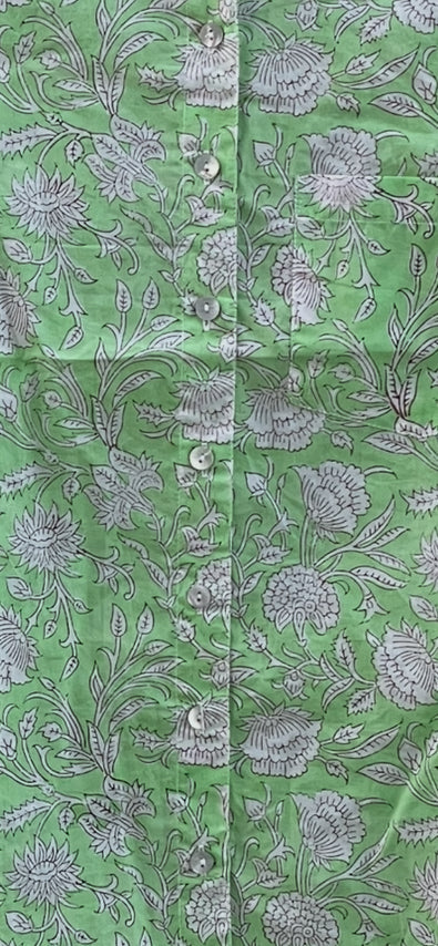Good Boyfriend Shirt Floral Escape Honeydew/Pinecone - Image 2