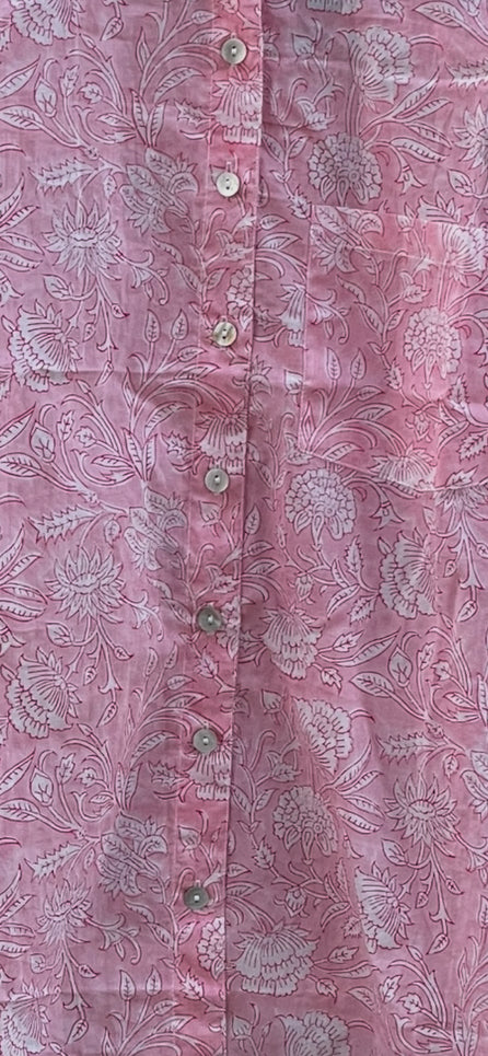 Good Boyfriend Shirt Floral Escape Tickled Pink Fuchsia - Image 2
