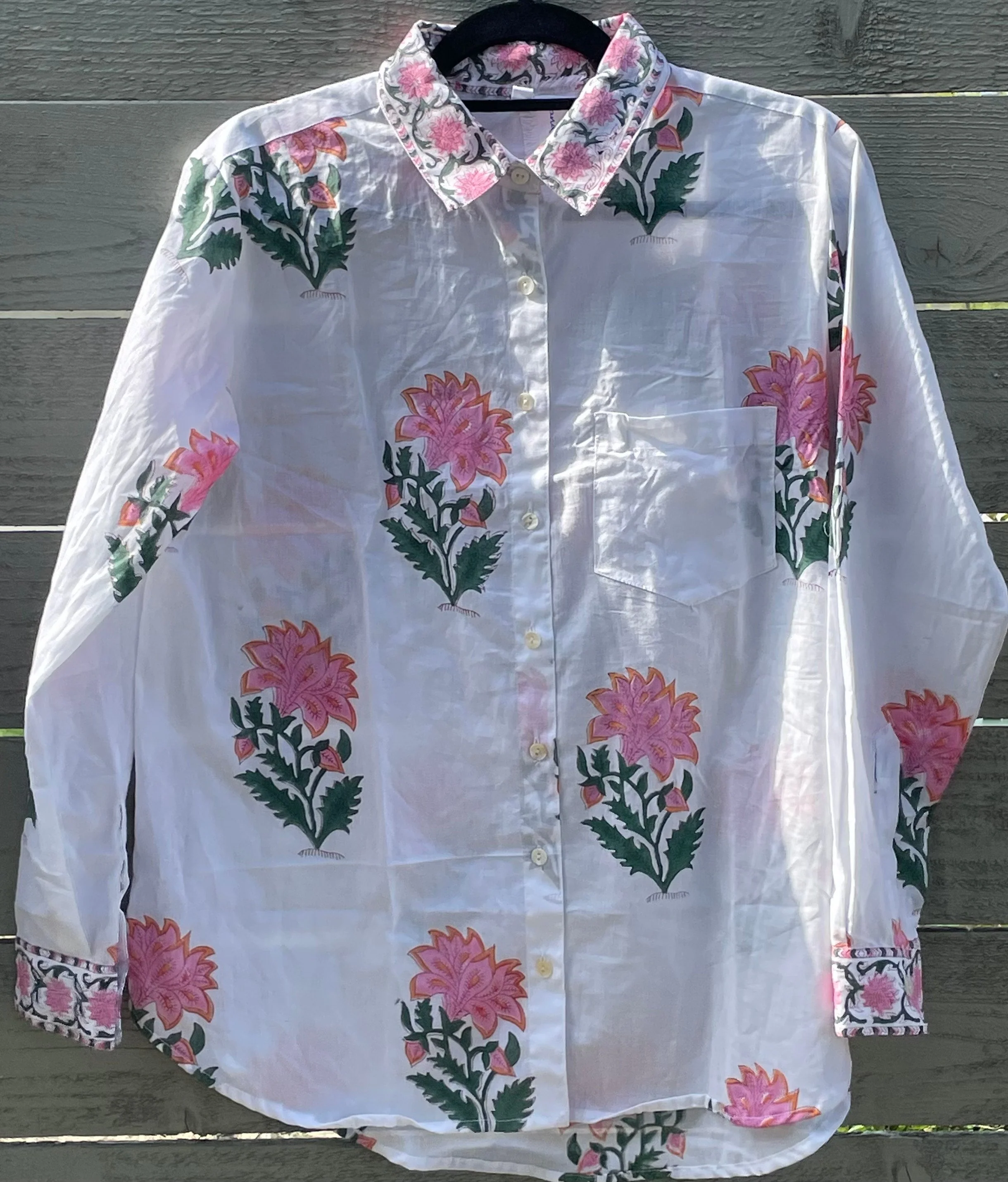 Good Boyfriend Shirt - Greenwich Floral - Image 5