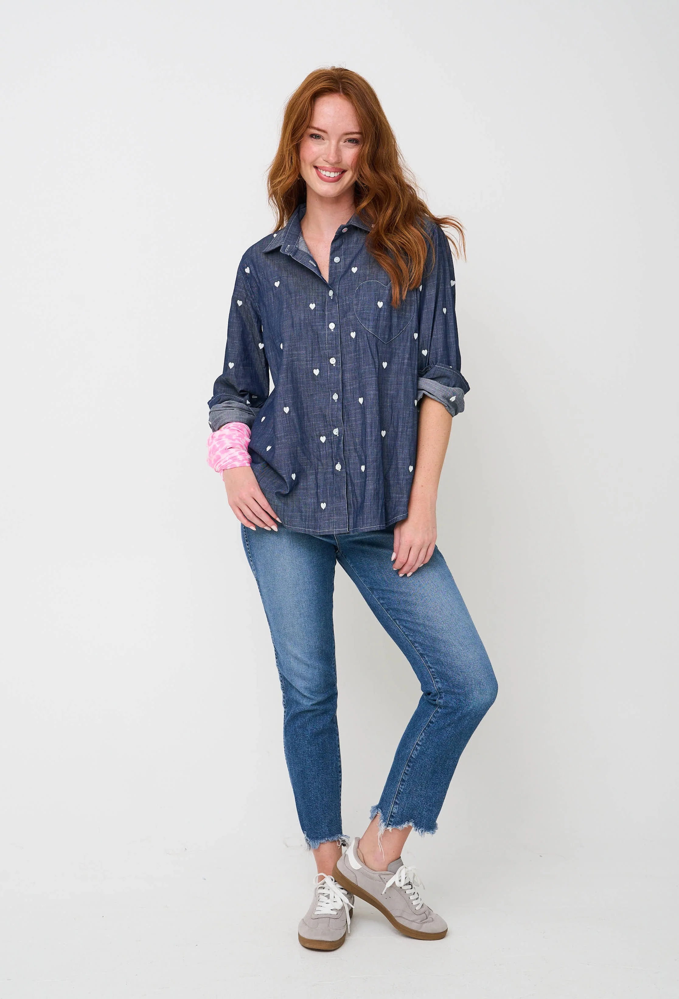 Good Boyfriend Shirt - Hearts Stitch - Image 2