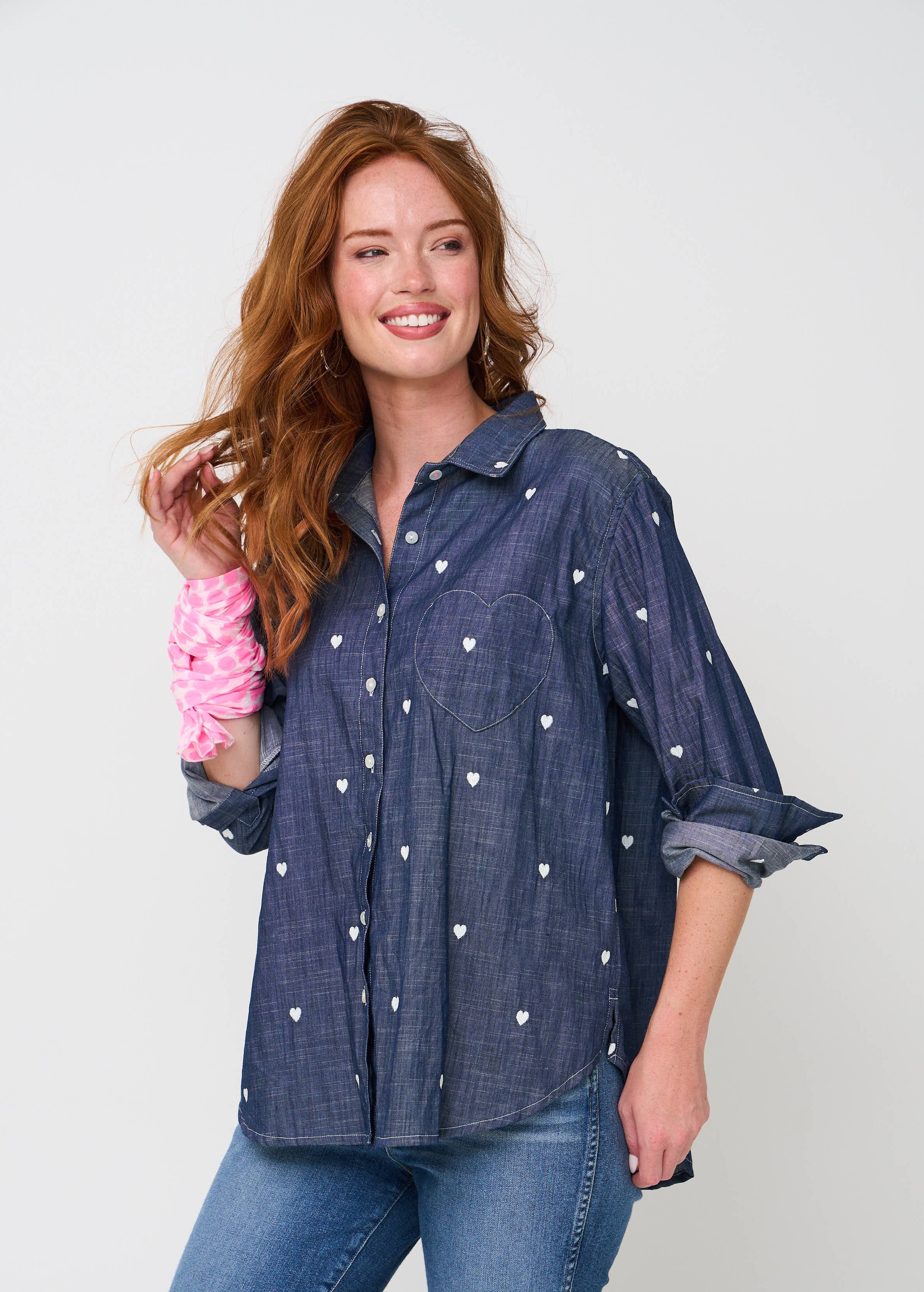 Good Boyfriend Shirt - Hearts Stitch - Image 3
