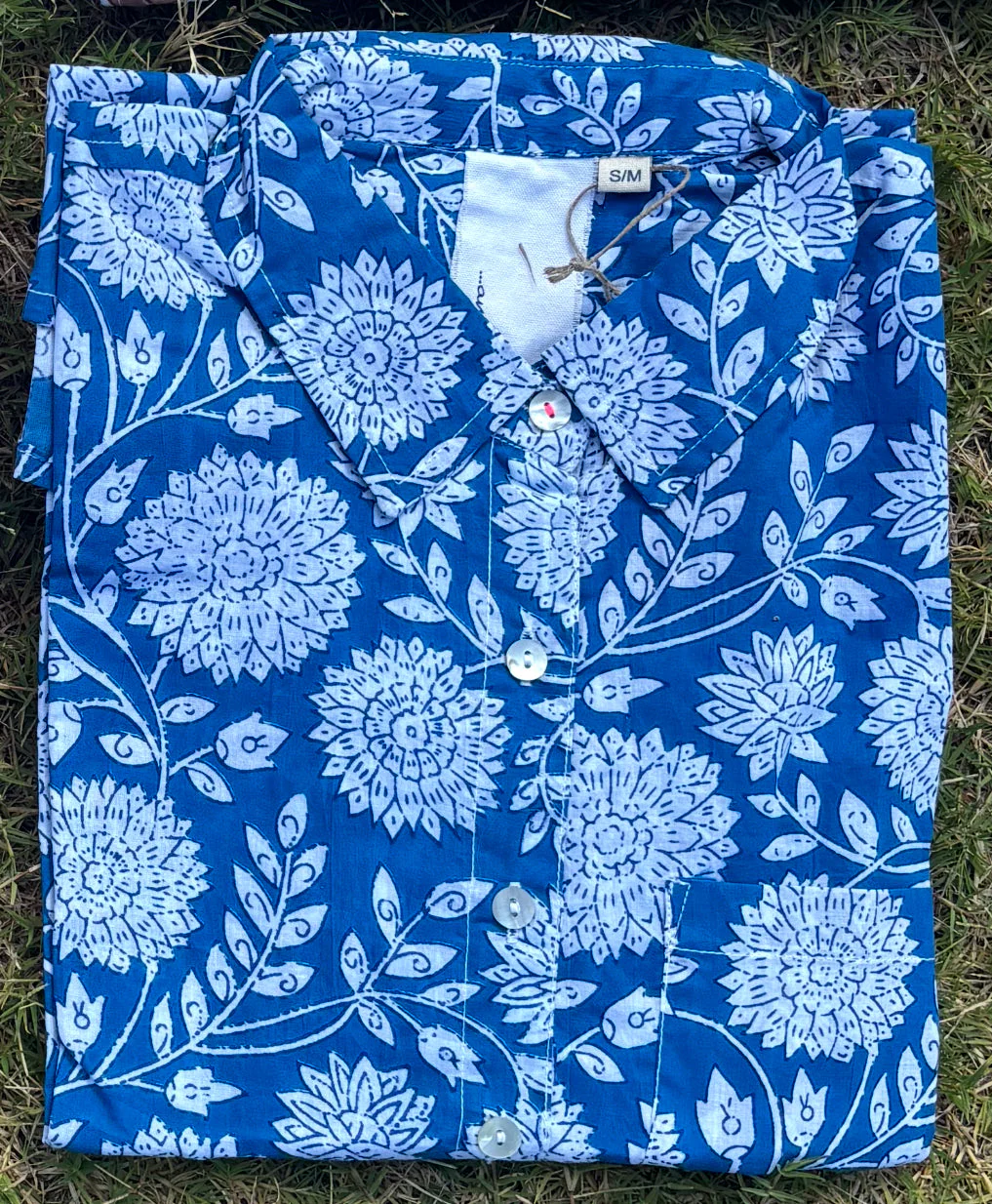 Good Boyfriend Shirt - Hydrangea Beauty Cobalt - Image 6