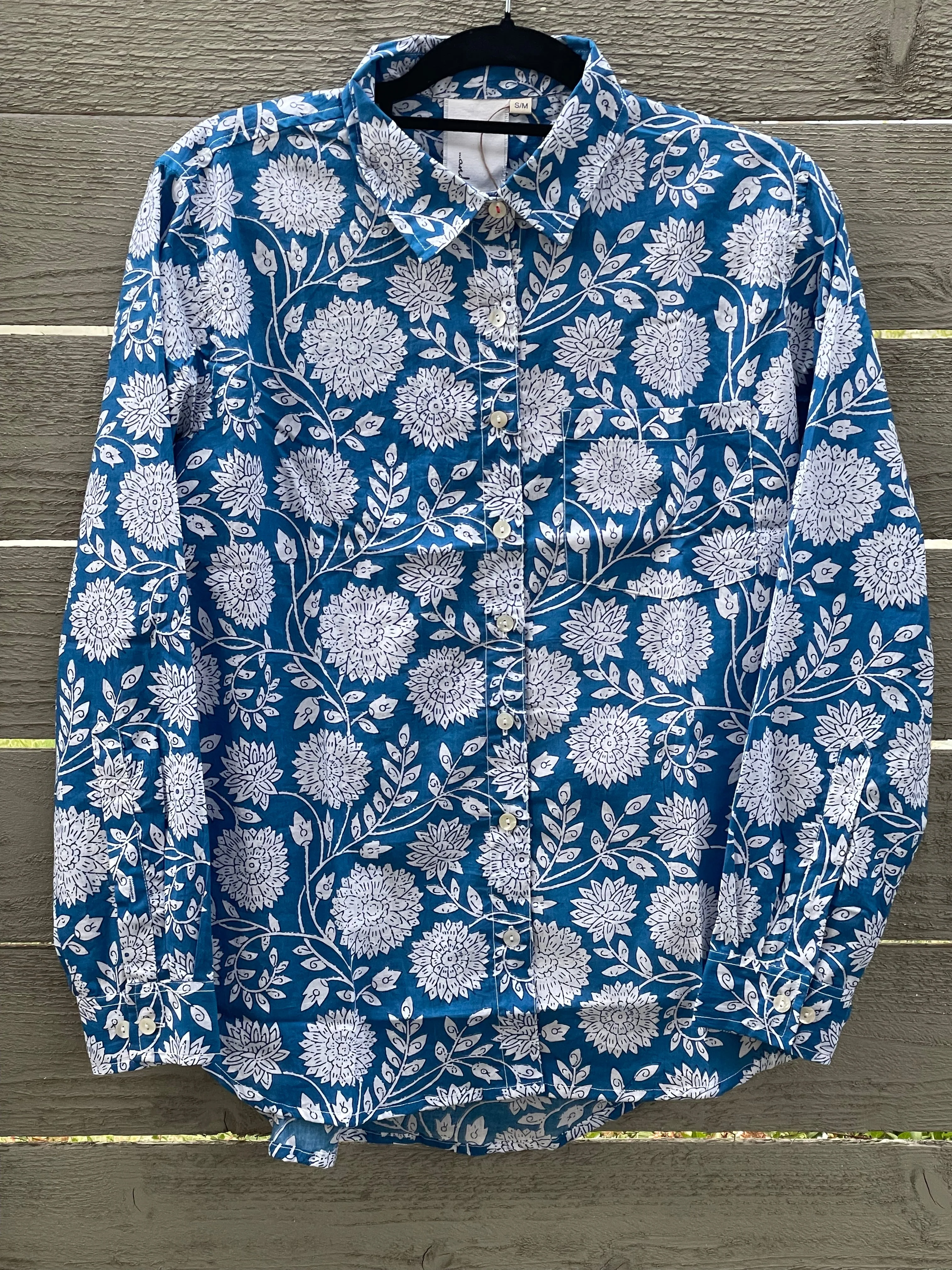 Good Boyfriend Shirt - Hydrangea Beauty Cobalt - Image 7