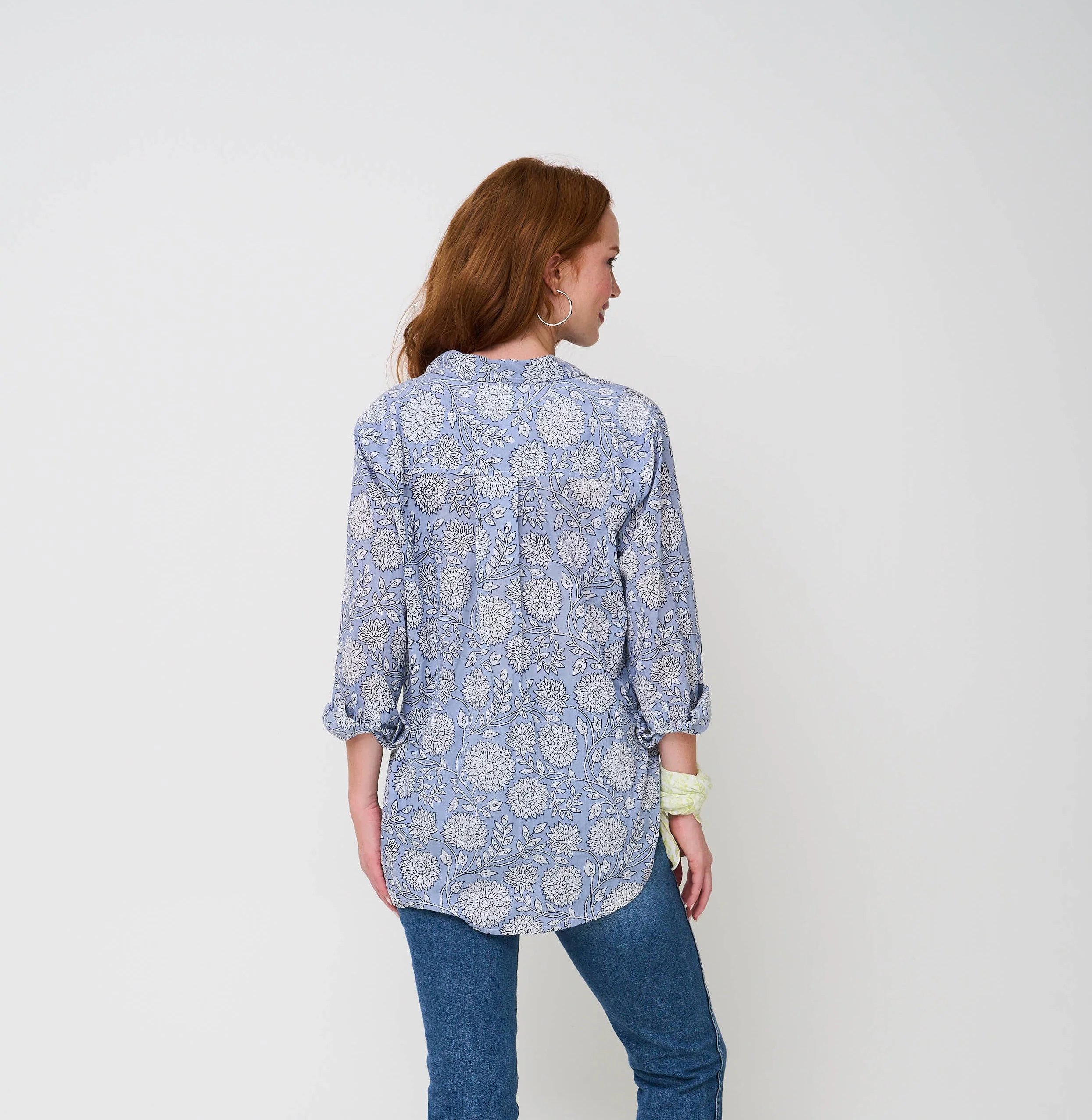Good Boyfriend Shirt - Hydrangea Beauty Cornflower Blue - Image 5
