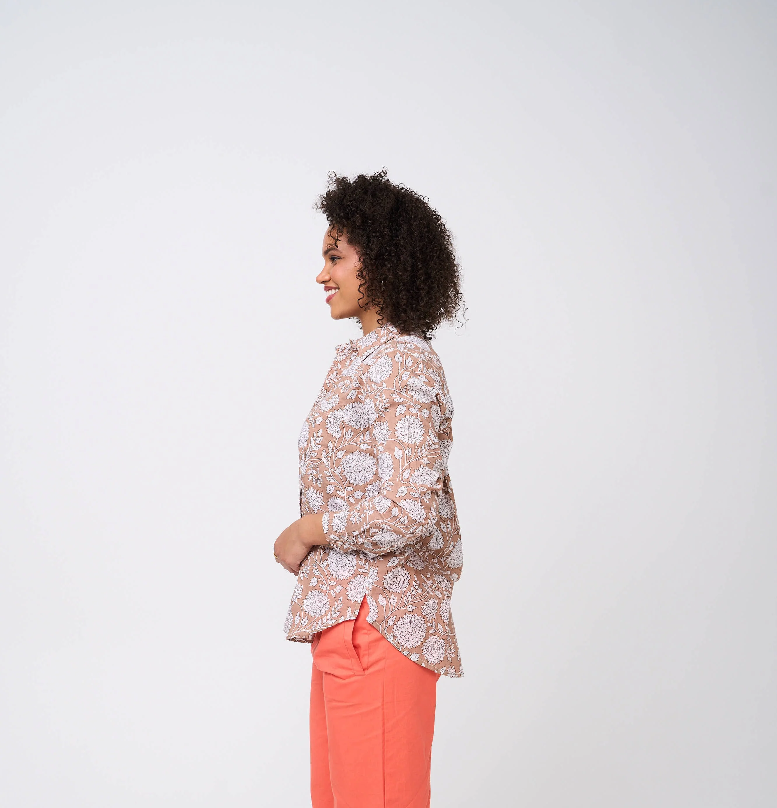 Good Boyfriend Shirt - Hydrangea Beauty Mocha - Image 2