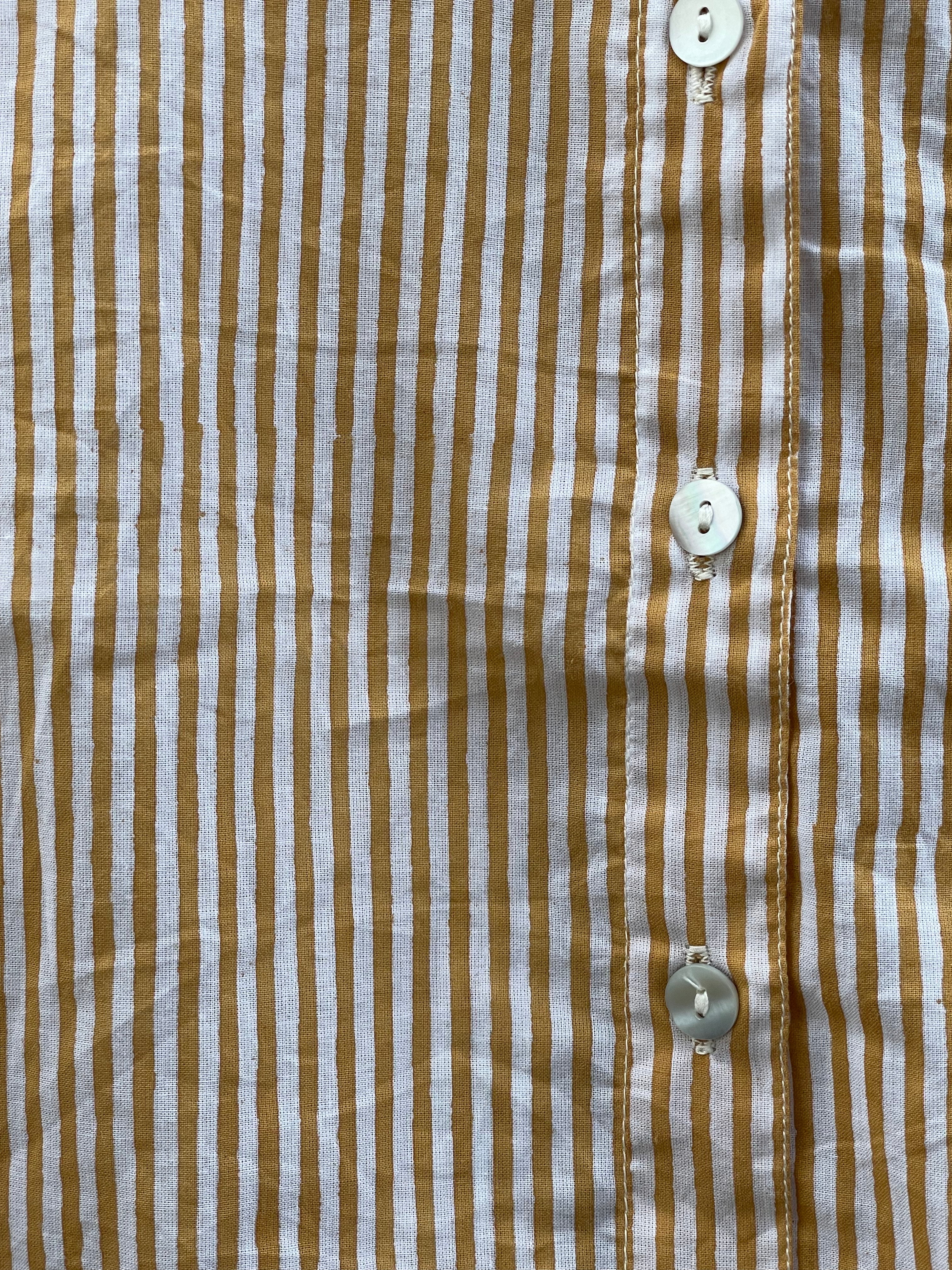 Good Boyfriend Shirt - Menswear Stripe Honeycomb - Image 6