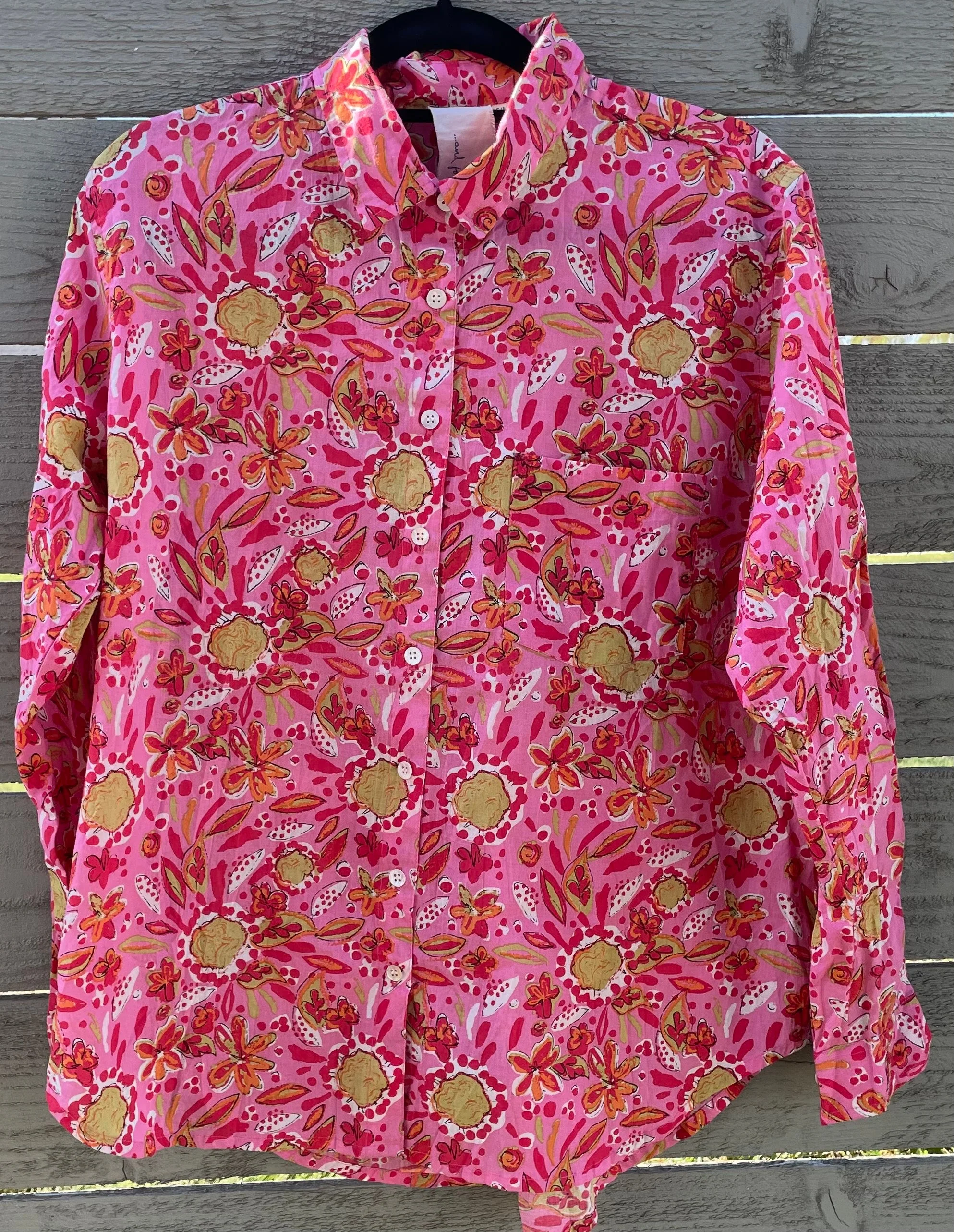 Good Boyfriend Shirt - Mira Floral Pink - Image 9