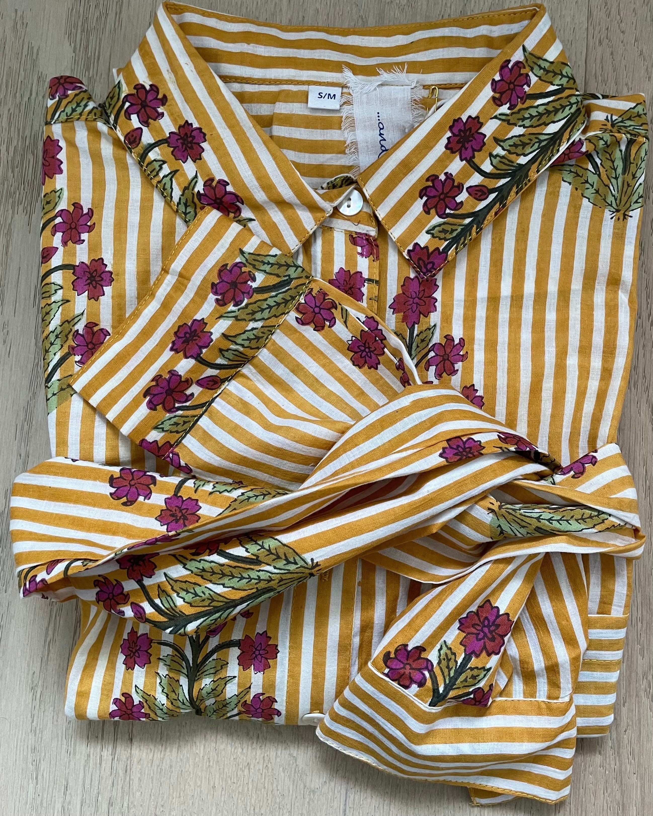 Good Boyfriend Shirt - Palm Cove Floral Honeycomb - Image 8