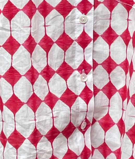 Good Boyfriend Shirt - Shibori Diamonds Rose - Image 7