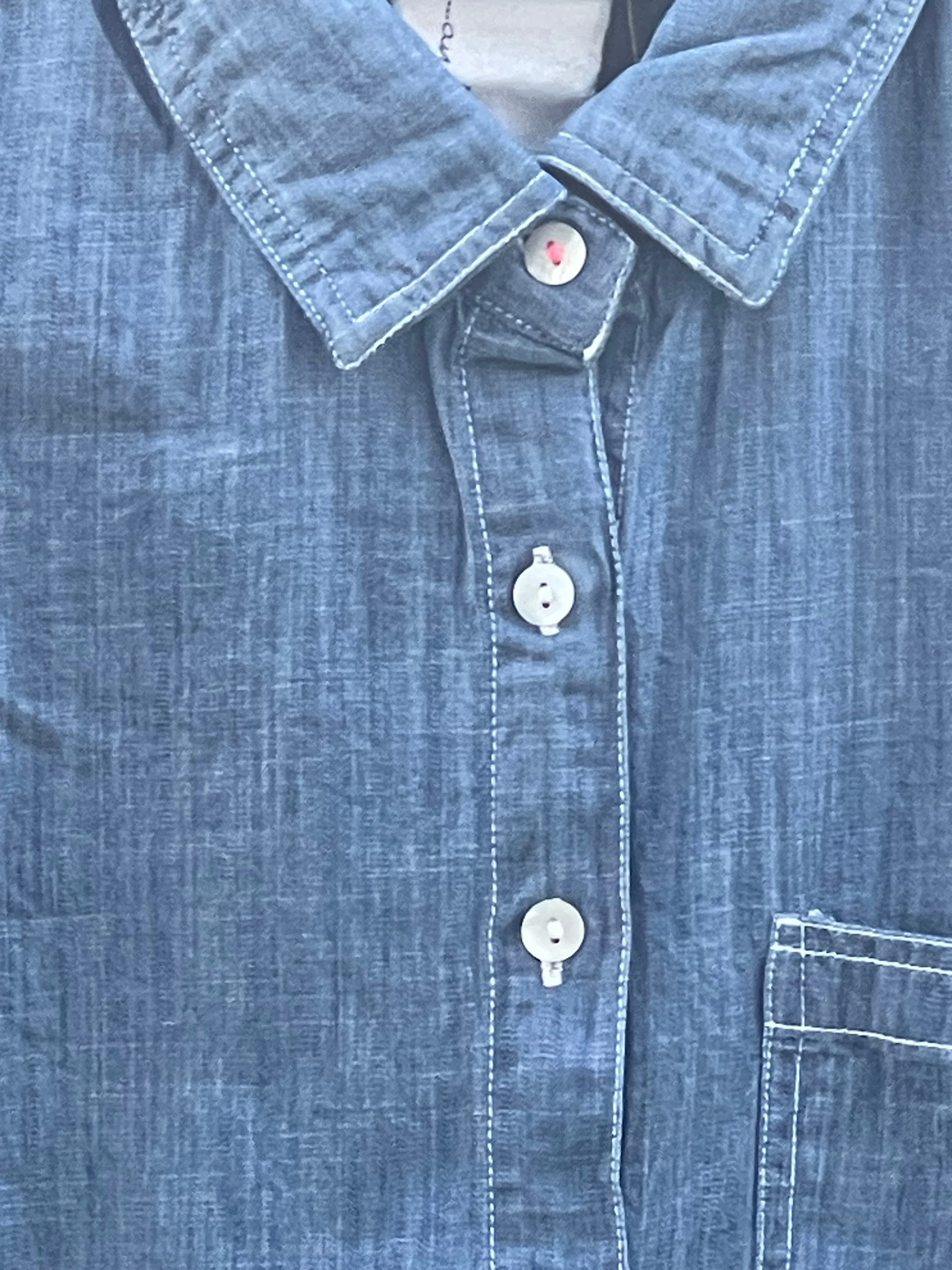 Good Boyfriend Shirt - Short Sleeve Chambray - Image 6