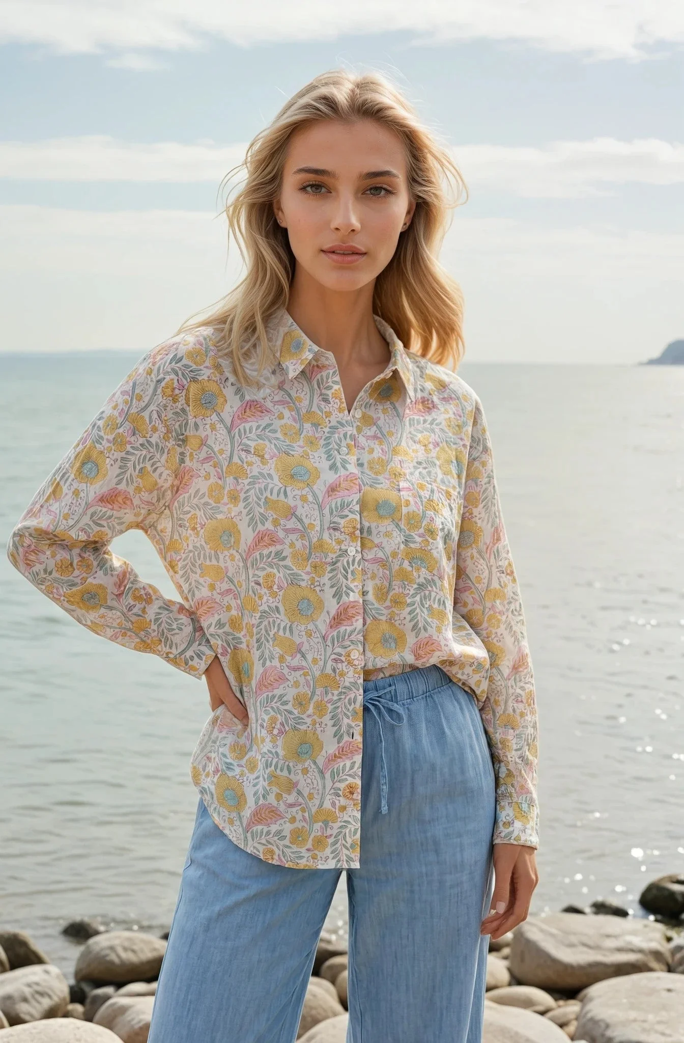 Good Boyfriend Shirt - Somerset Floral - Image 2