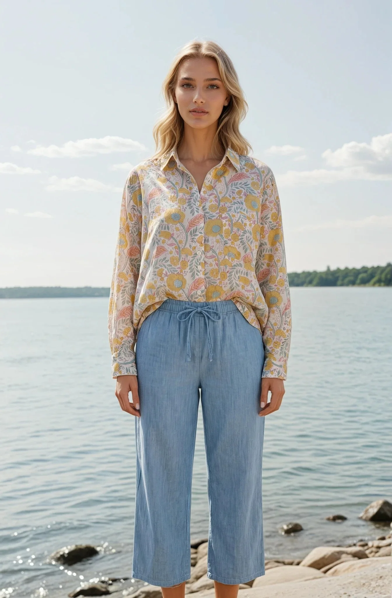 Good Boyfriend Shirt - Somerset Floral - Image 4