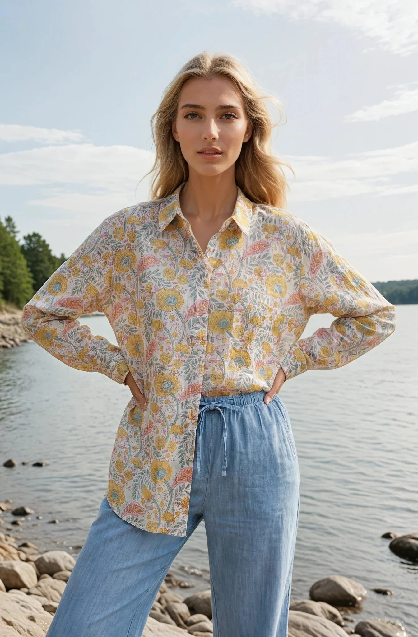 Good Boyfriend Shirt - Somerset Floral - Image 5