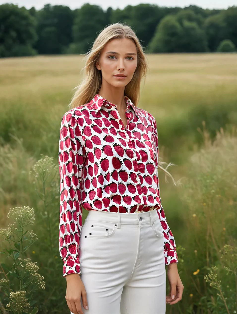 Good Boyfriend Shirt - Strawberry - Image 3