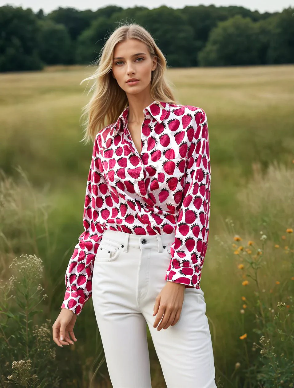 Good Boyfriend Shirt - Strawberry - Image 8