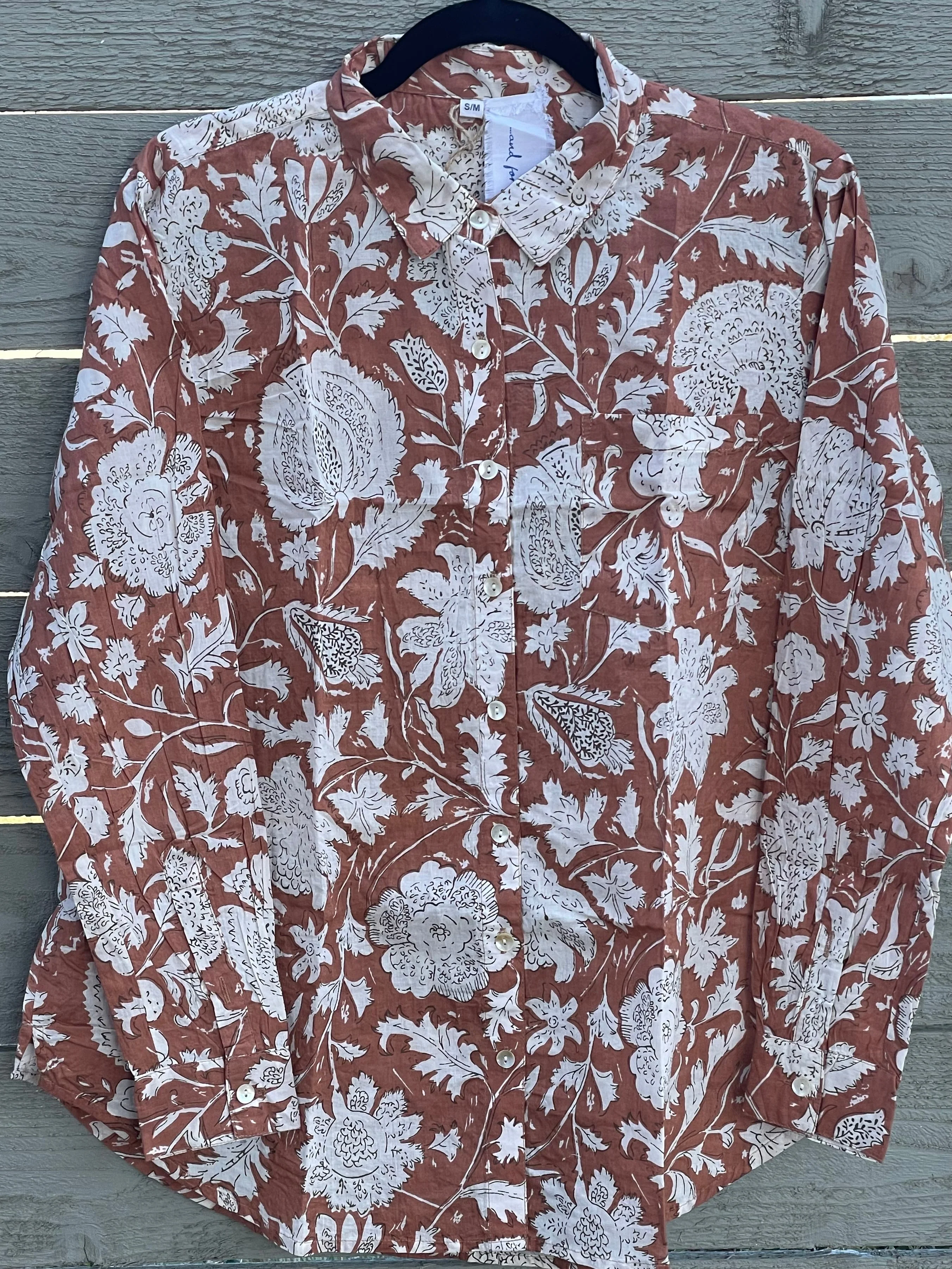 Good Boyfriend Shirt - Sugar Hill Floral Cocoa - Image 2