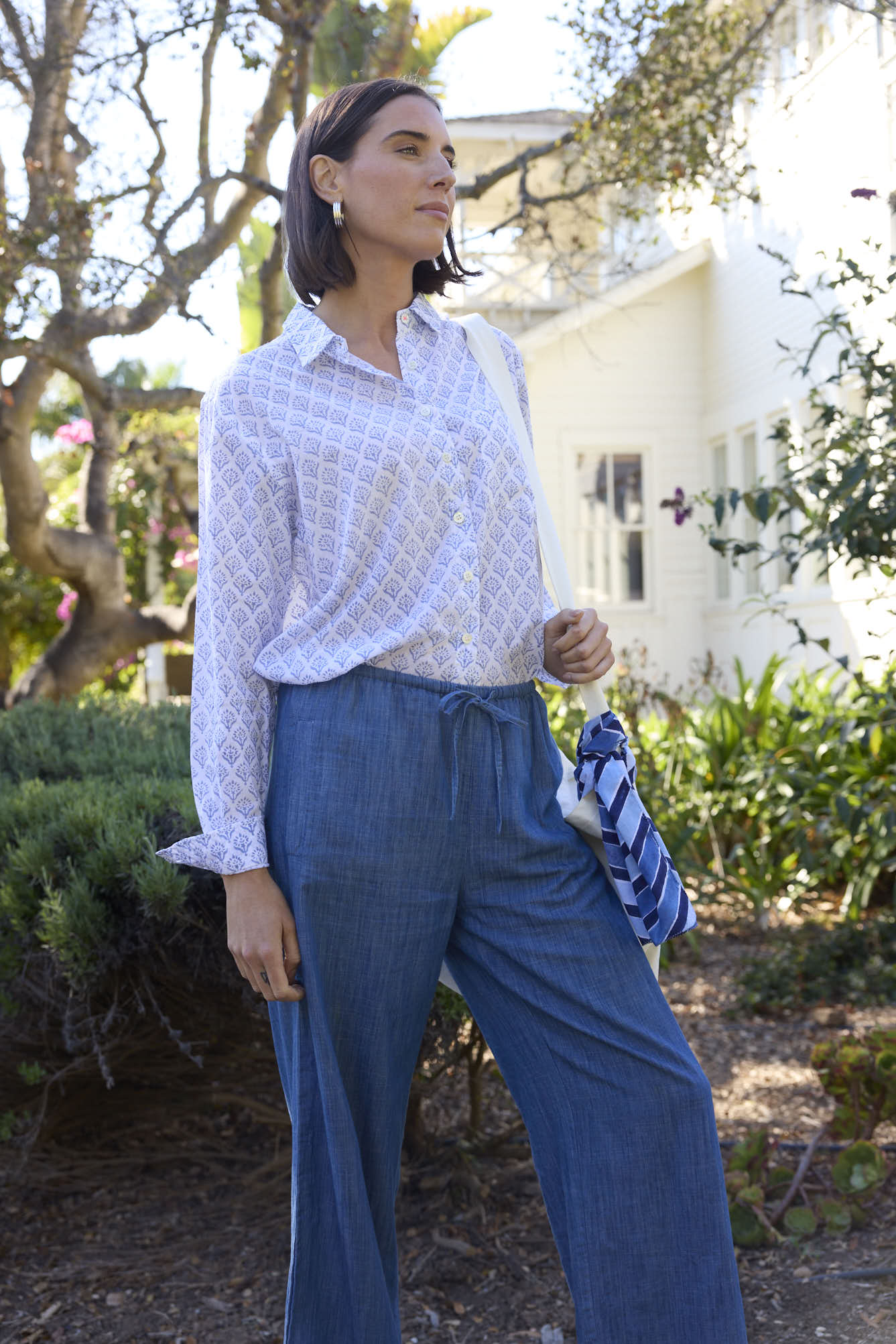 Good Boyfriend Shirt - Sunflower Cornflower Blue - Image 4