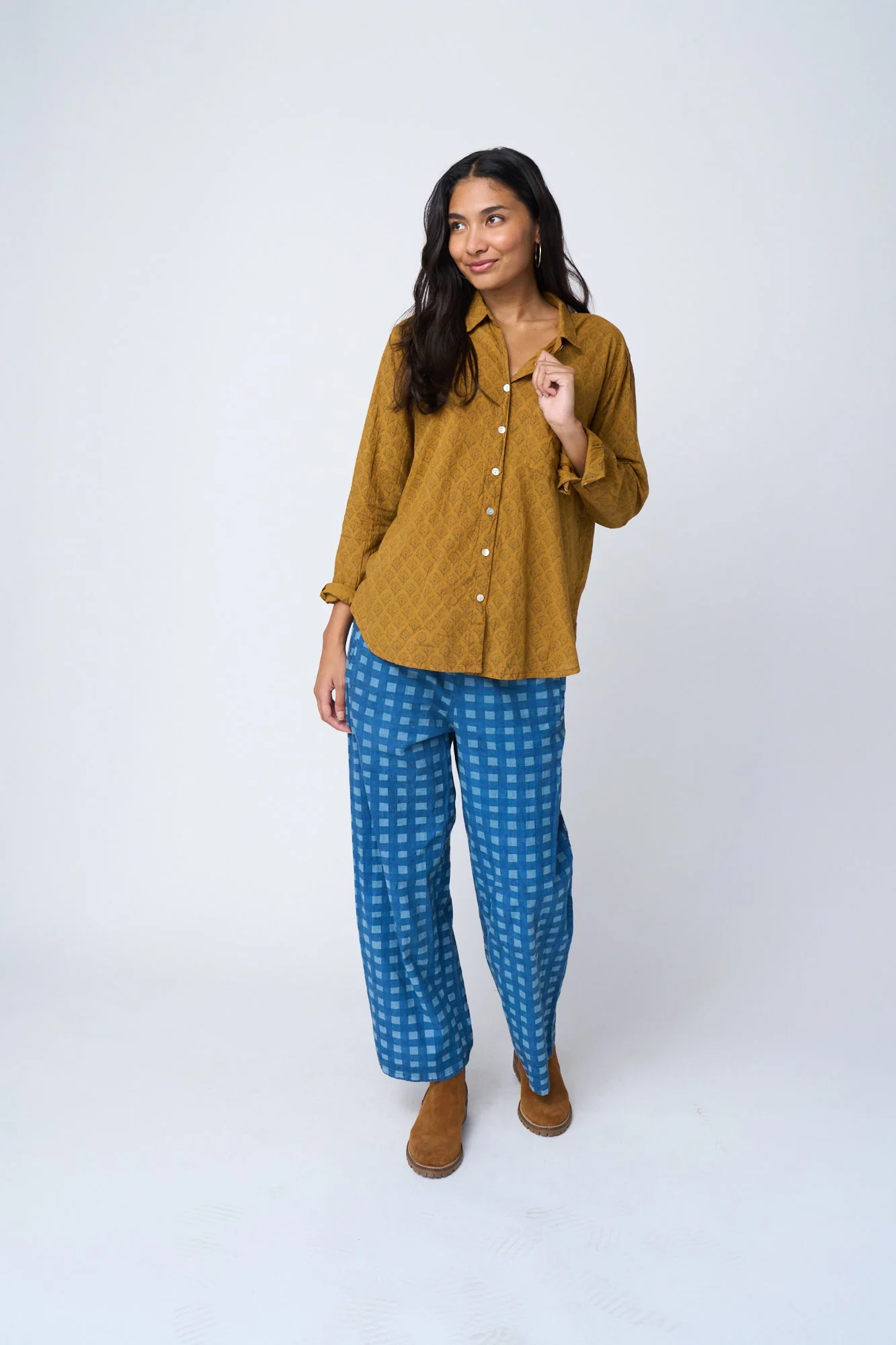 Good Boyfriend Shirt - Sunflower Overdye Honeycomb - Image 10