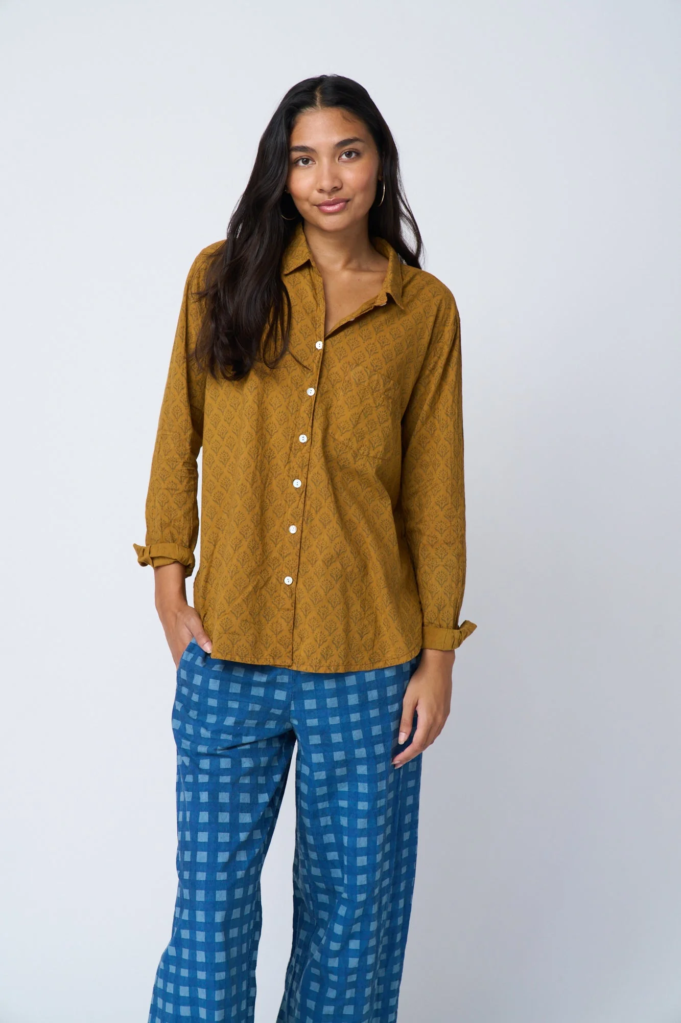 Good Boyfriend Shirt - Sunflower Overdye Honeycomb - Image 14