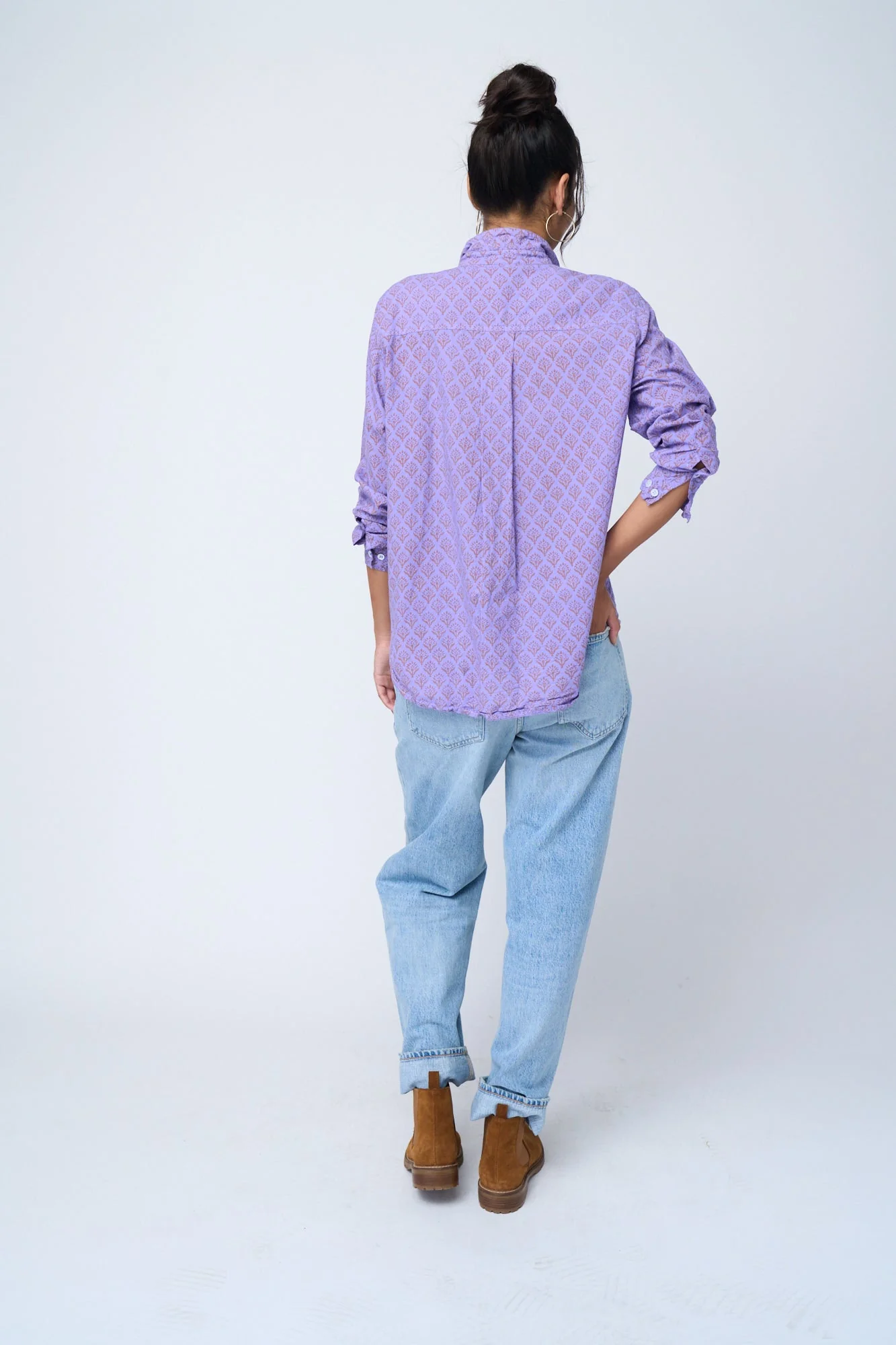 Good Boyfriend Shirt - Sunflower Overdye Lavender - Image 3