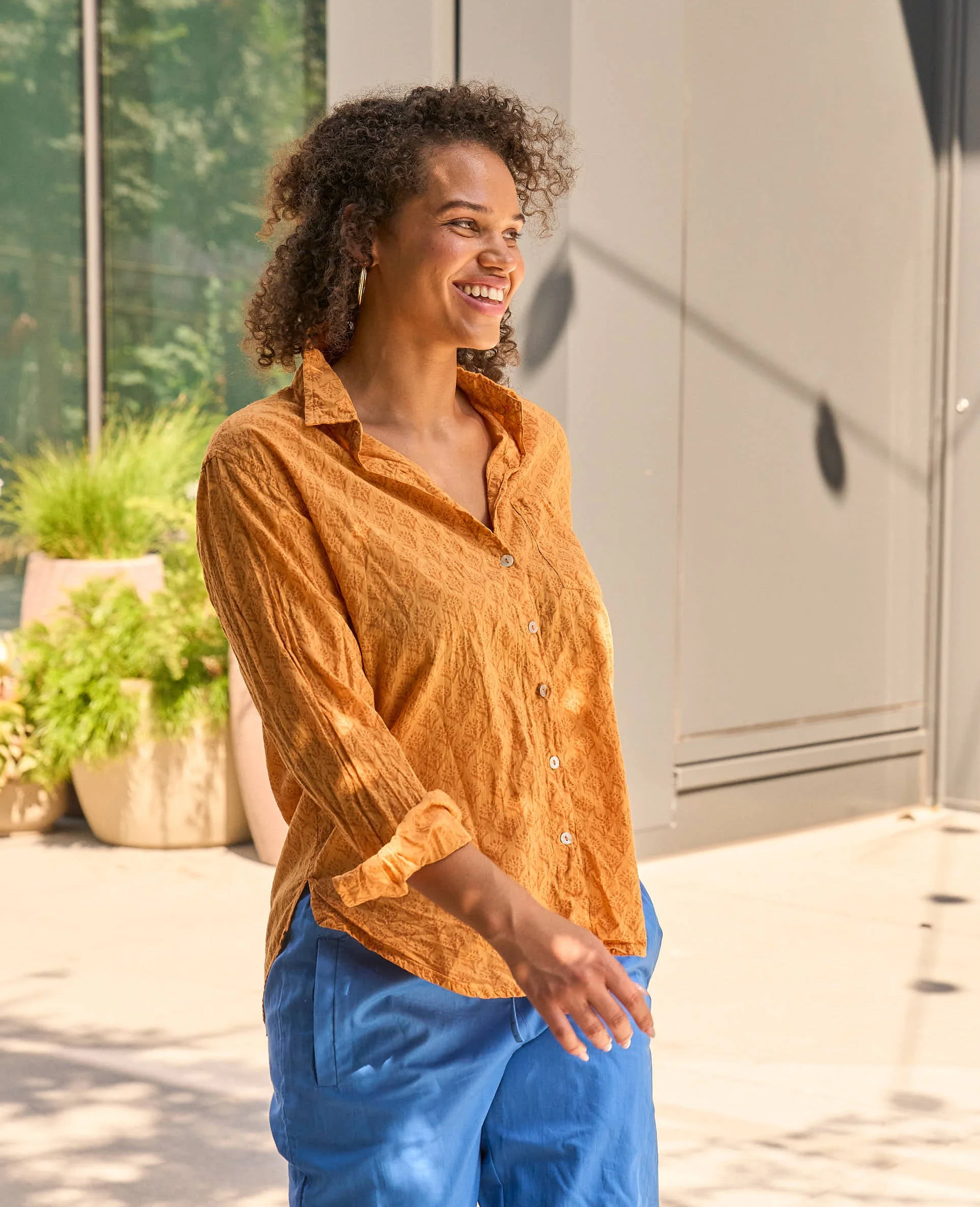 Good Boyfriend Shirt - Sunflower Overdye Marigold - Image 2