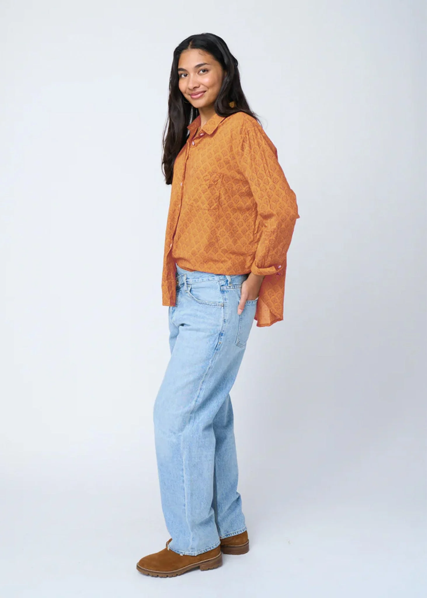 Good Boyfriend Shirt - Sunflower Overdye Marigold - Image 5