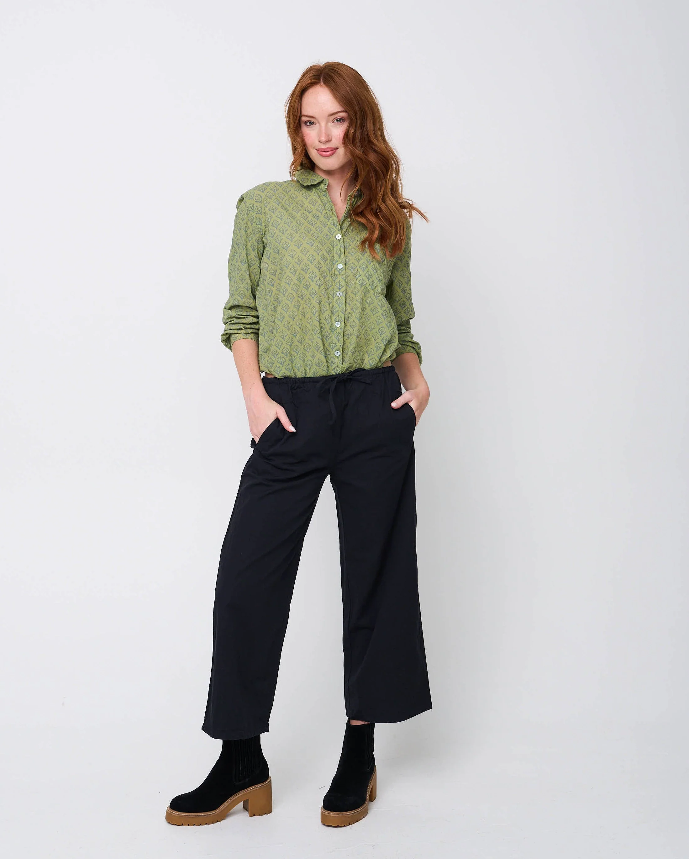 Good Boyfriend Shirt - Sunflower Overdye Sage - Image 3