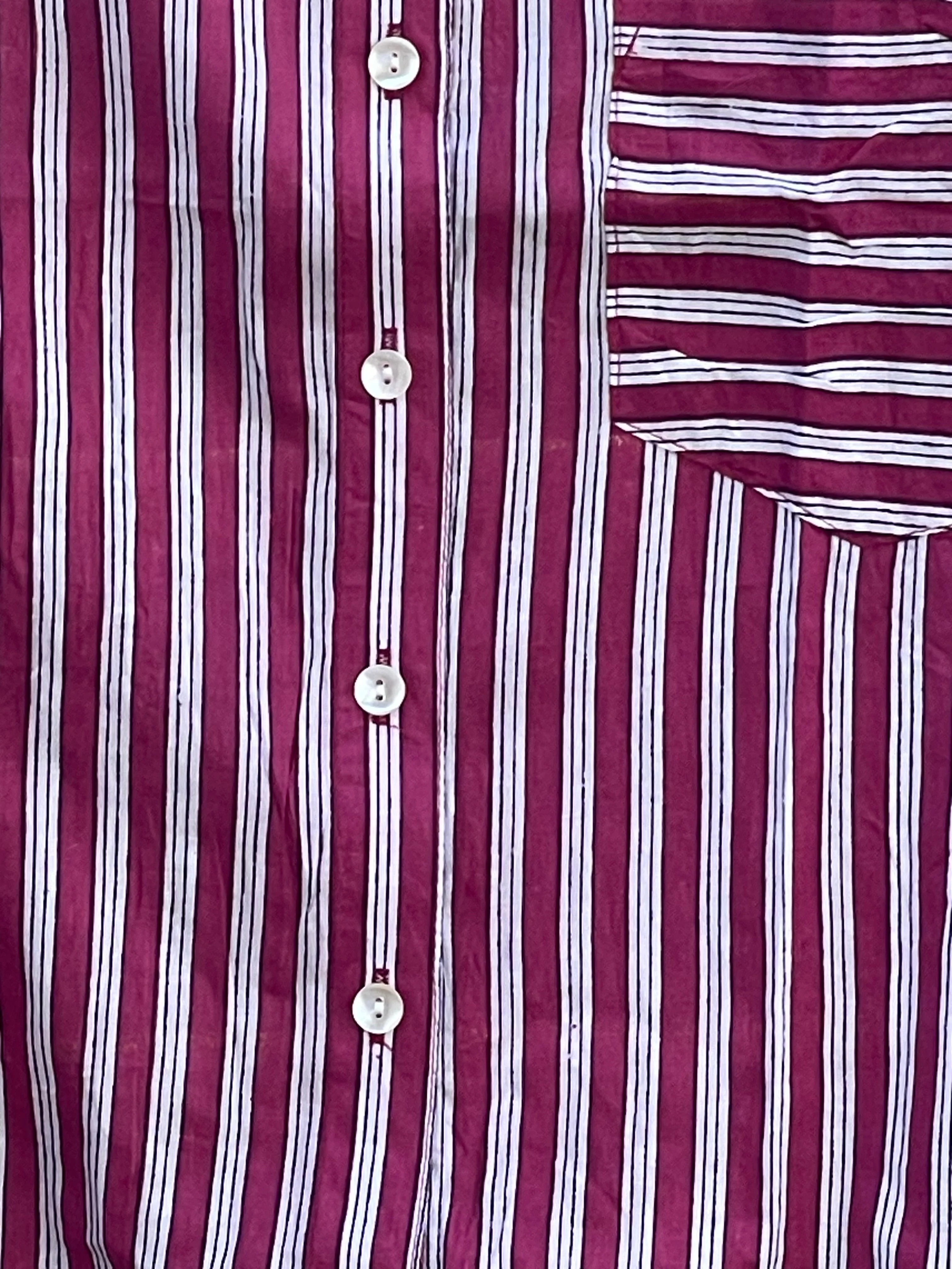 Good Boyfriend Shirt - Tuscan Stripe Plum - Image 4