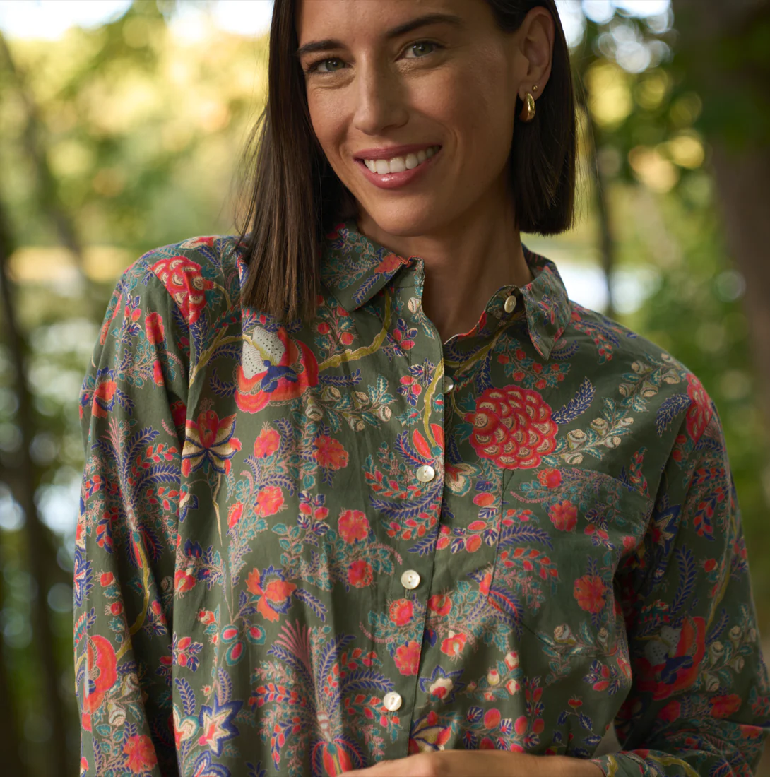Good Boyfriend Shirt - Vine & Leaf Green - Image 2