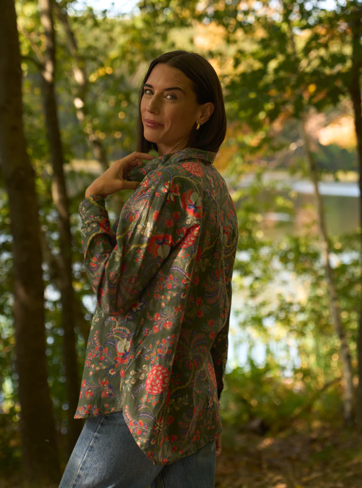 Good Boyfriend Shirt - Vine & Leaf Green - Image 3